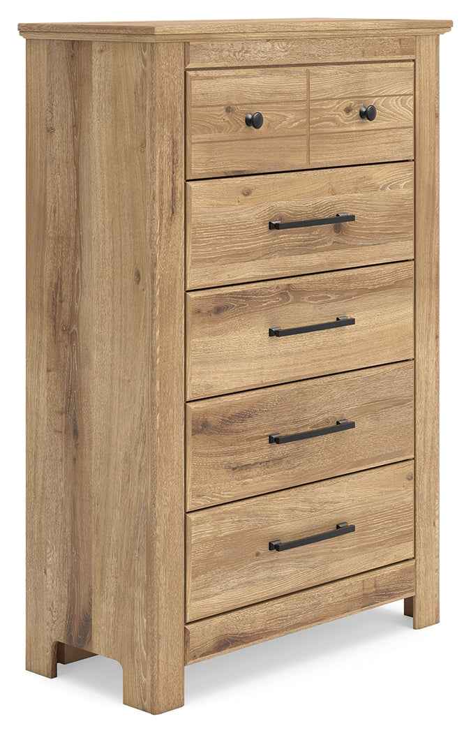 Makidern Tan Chest of Drawers - Image 2