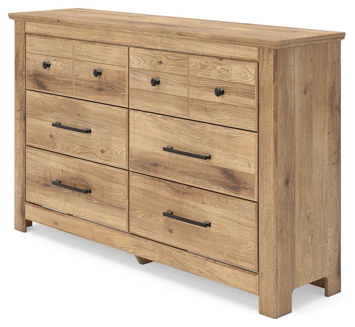 Makidern Tan Dresser - Image 5