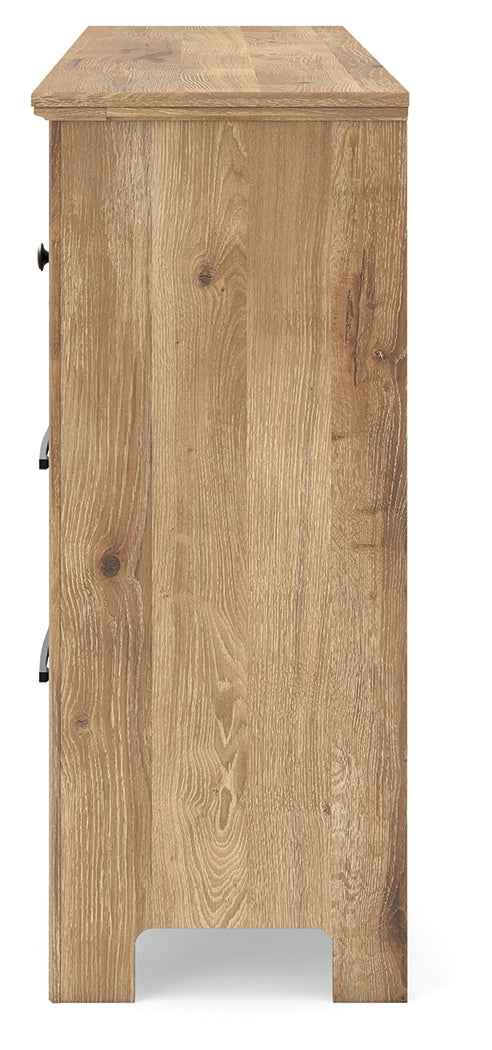 Makidern Tan Dresser - Image 8