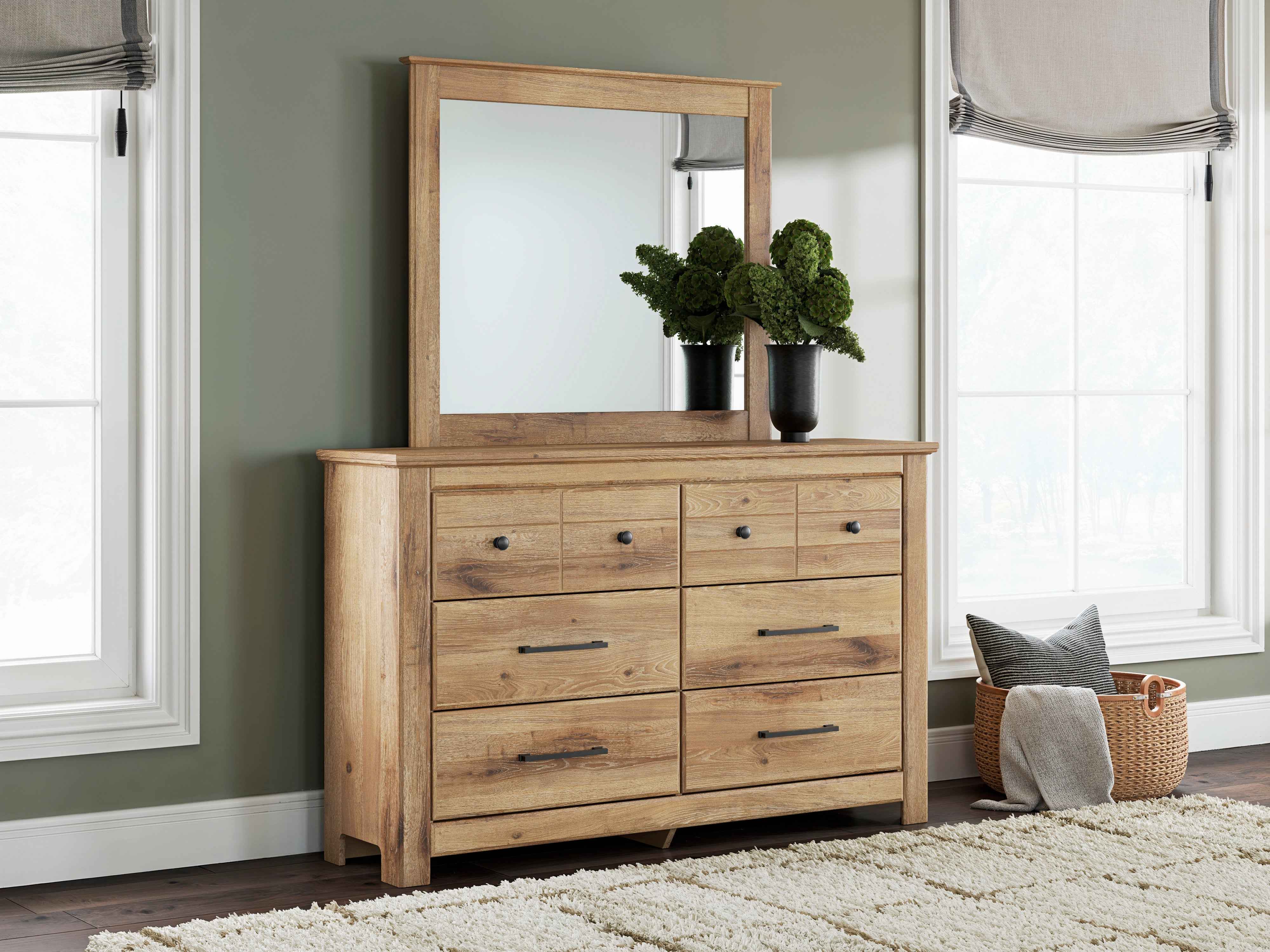 Makidern Tan Footboard Storage Youth Panel Bedroom Set with 2 Footboard Drawers - Image 10