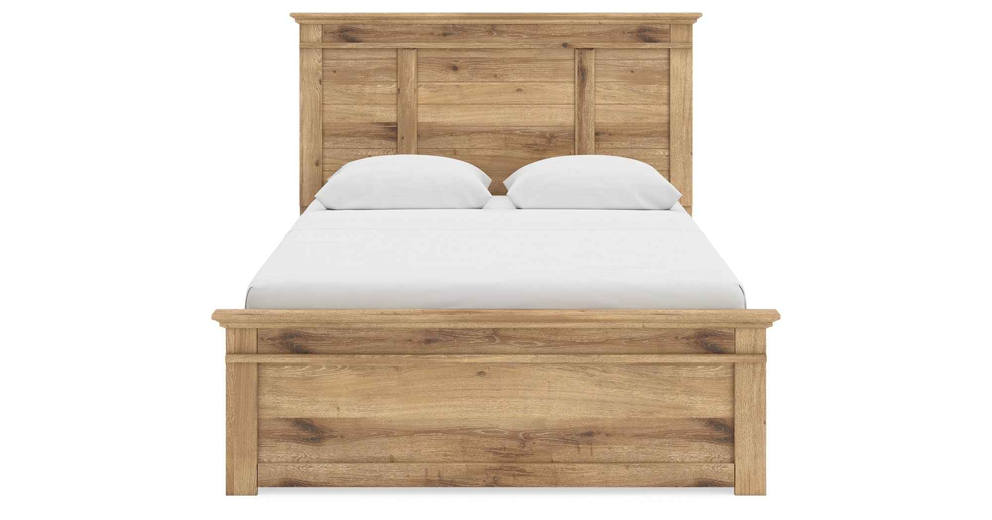 Makidern Tan Queen Panel Storage Bed - Image 7