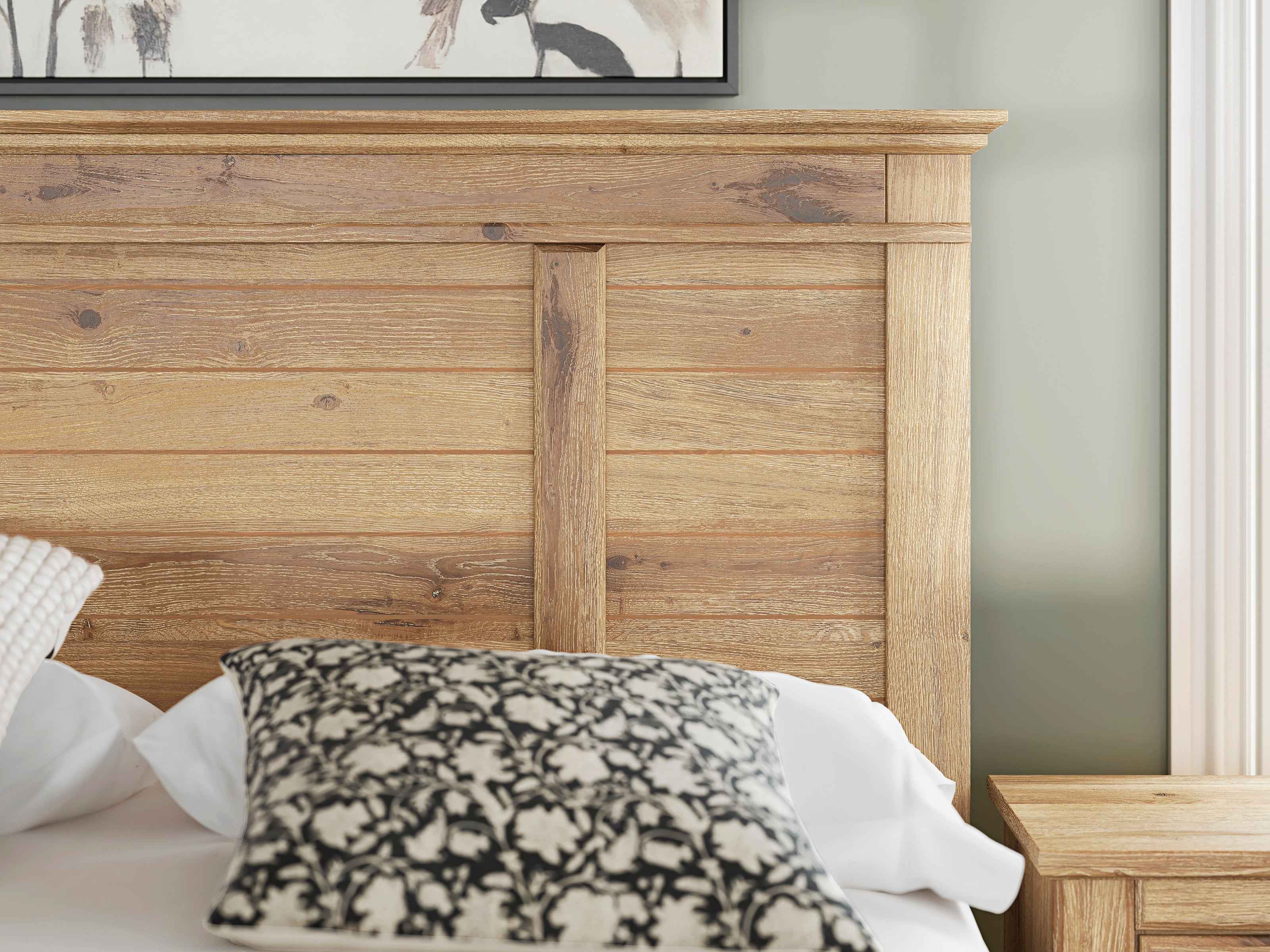 Makidern Tan Queen Panel Storage Bed - Image 2