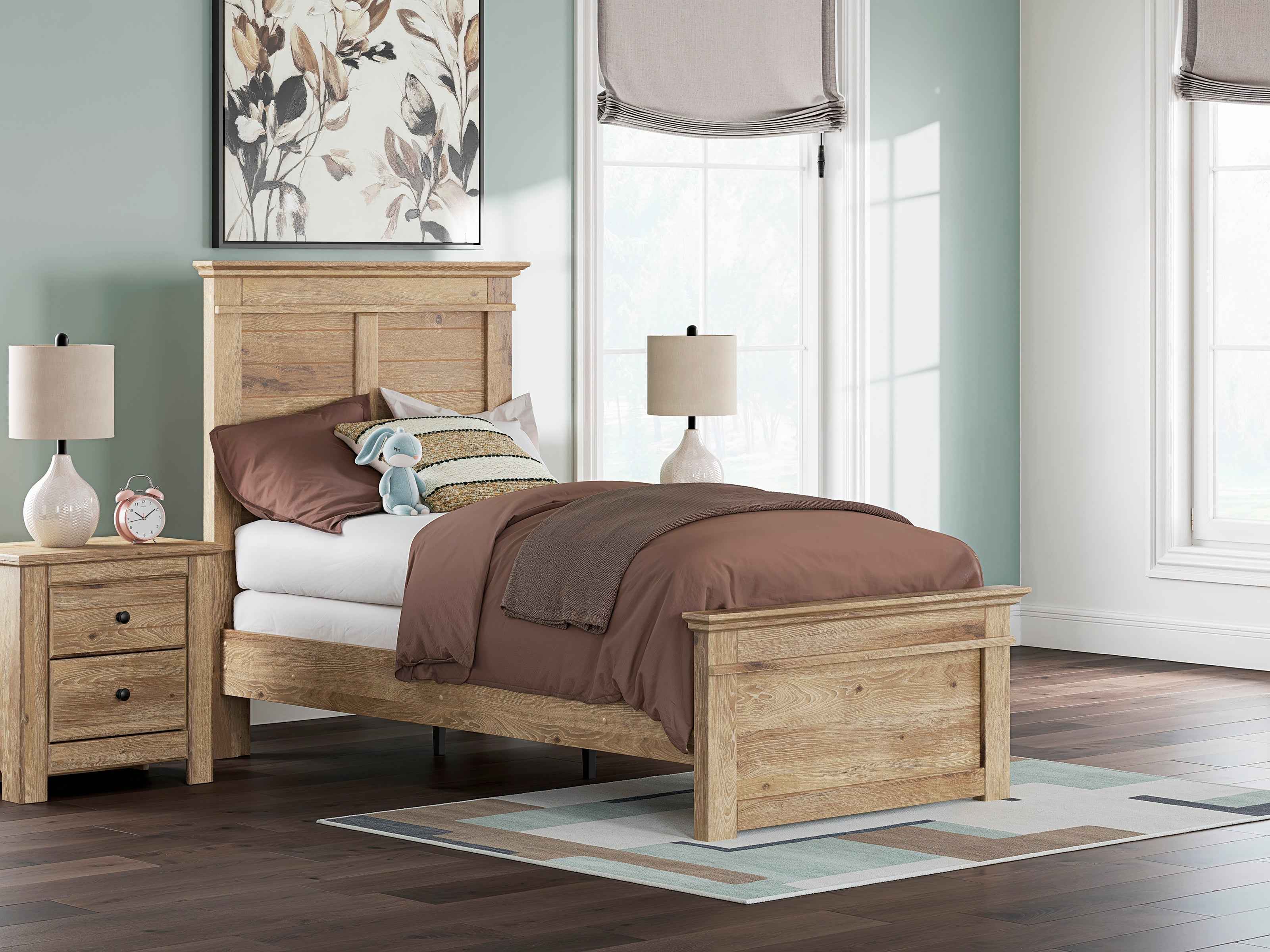 Makidern Tan Youth Panel Bedroom Set - Image 3
