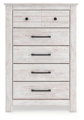 Makidern Whitewash Five Drawer Chest - Image 2