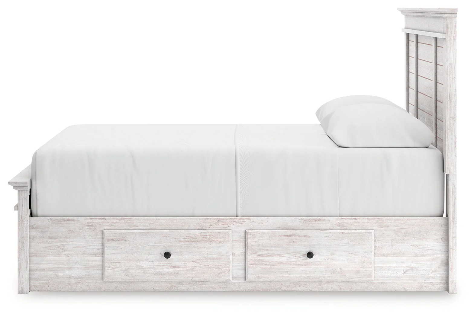 Makidern Whitewash Queen Panel Storage Bed - Image 7