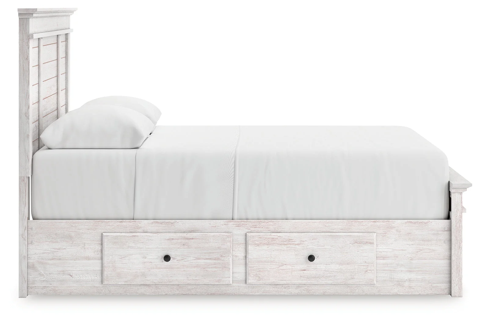 Makidern Whitewash Queen Panel Storage Bed - Image 8
