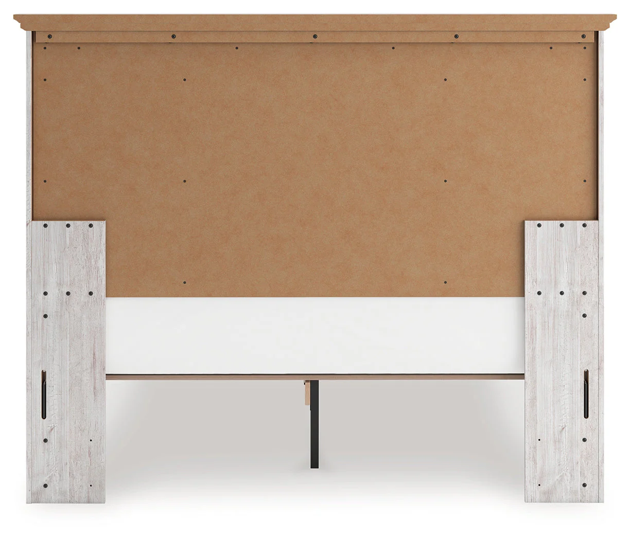 Makidern Whitewash Queen Panel Storage Bed, Dresser and Mirror - Image 13