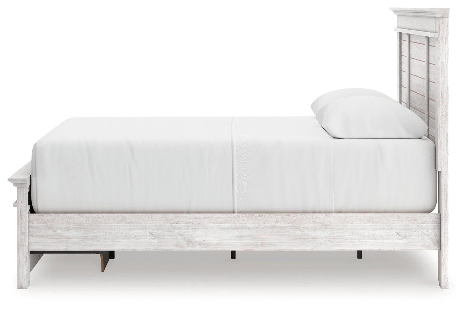 Makidern Whitewash Queen Panel Storage Bed, Dresser and Mirror - Image 14
