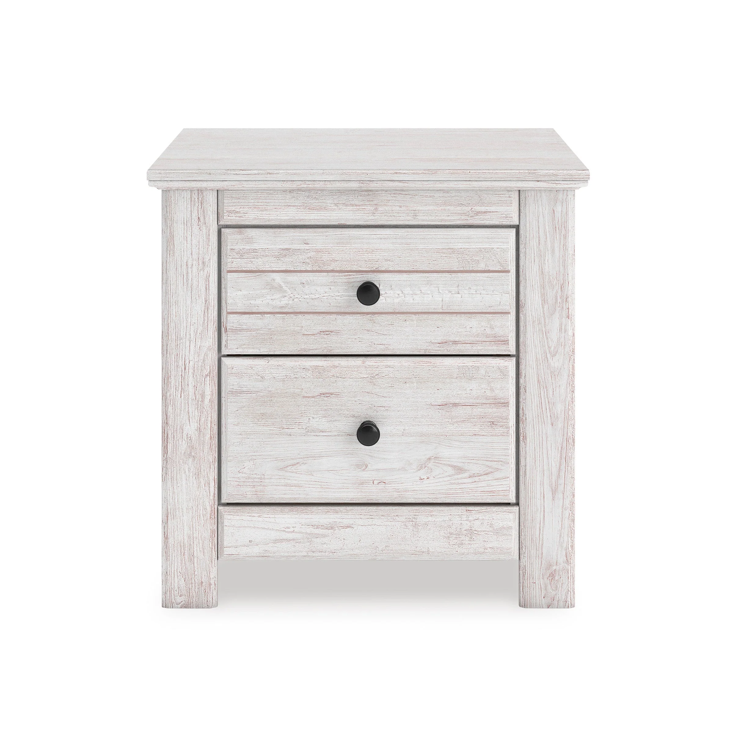 Makidern Whitewash Storage Panel Bedroom Set with 4 Drawers - Image 24