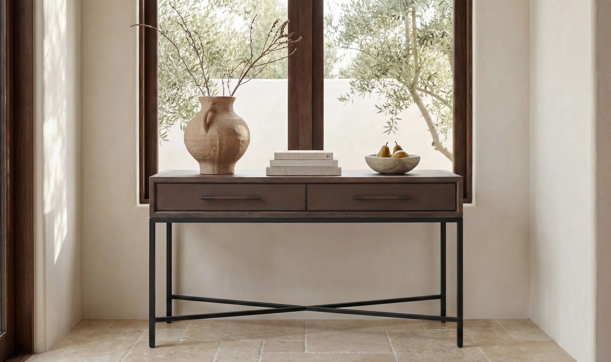 Mako Console Table Brown - Image 7
