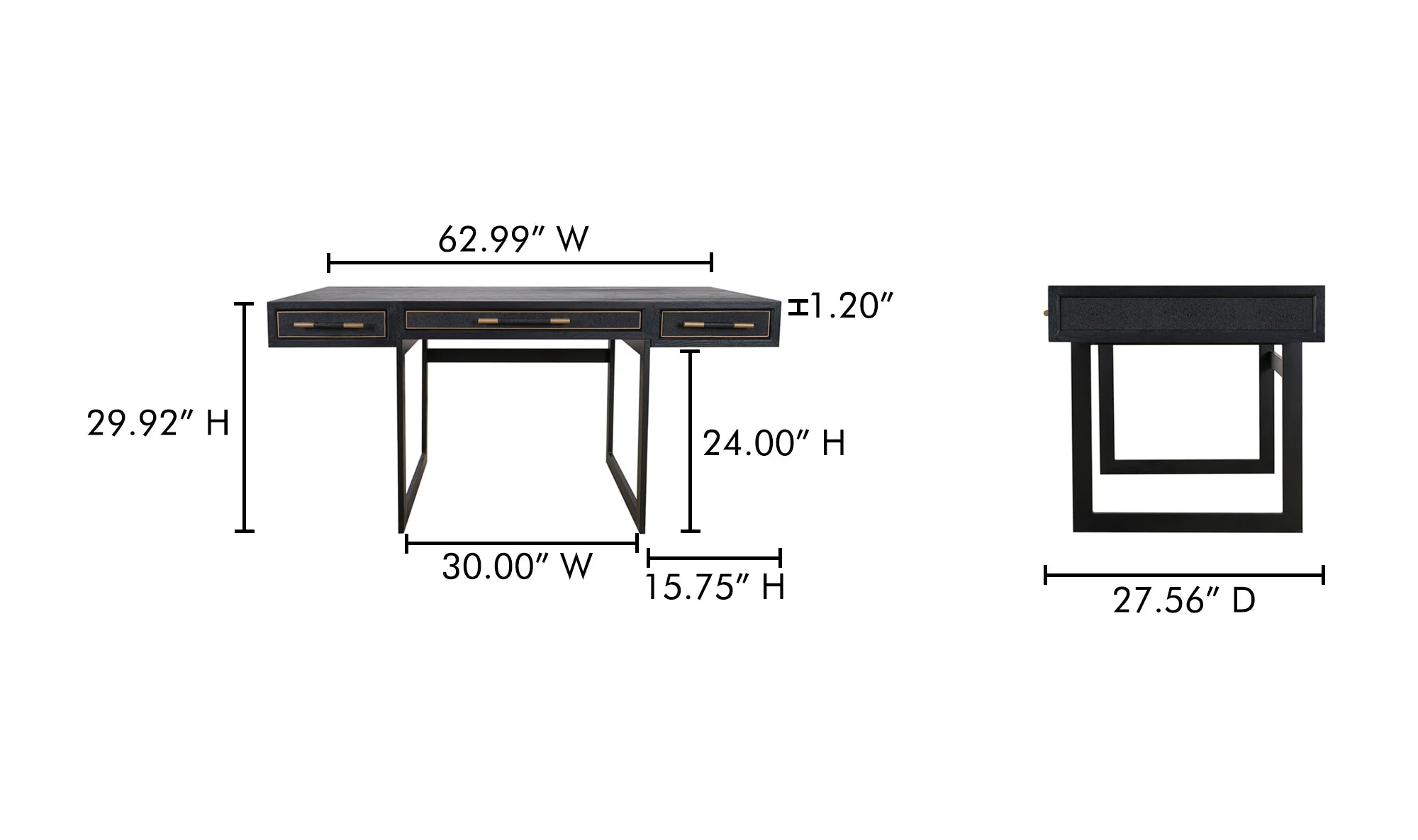 Mako Desk Black - Image 10