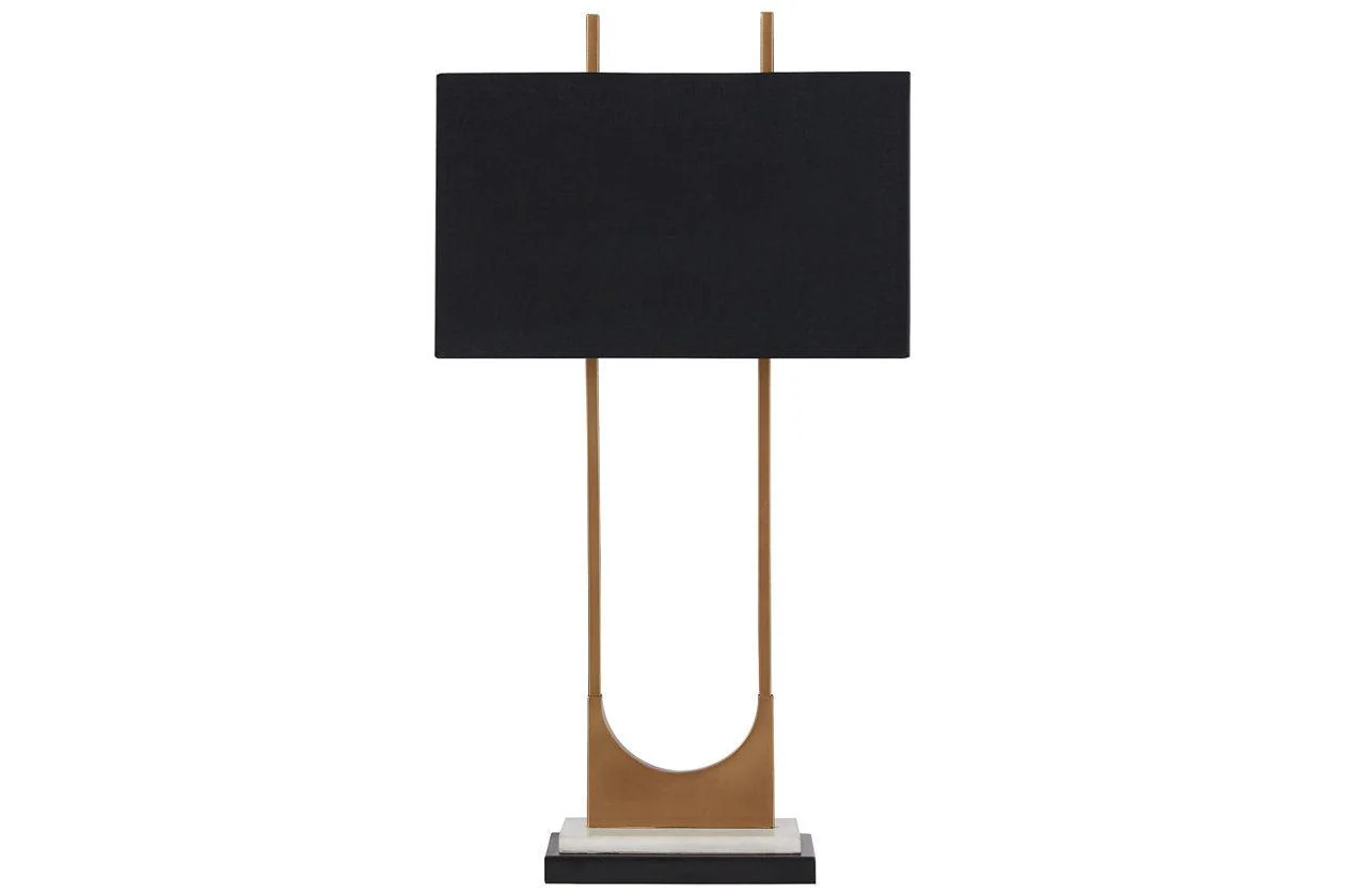 Malana Brass Finish Table Lamp