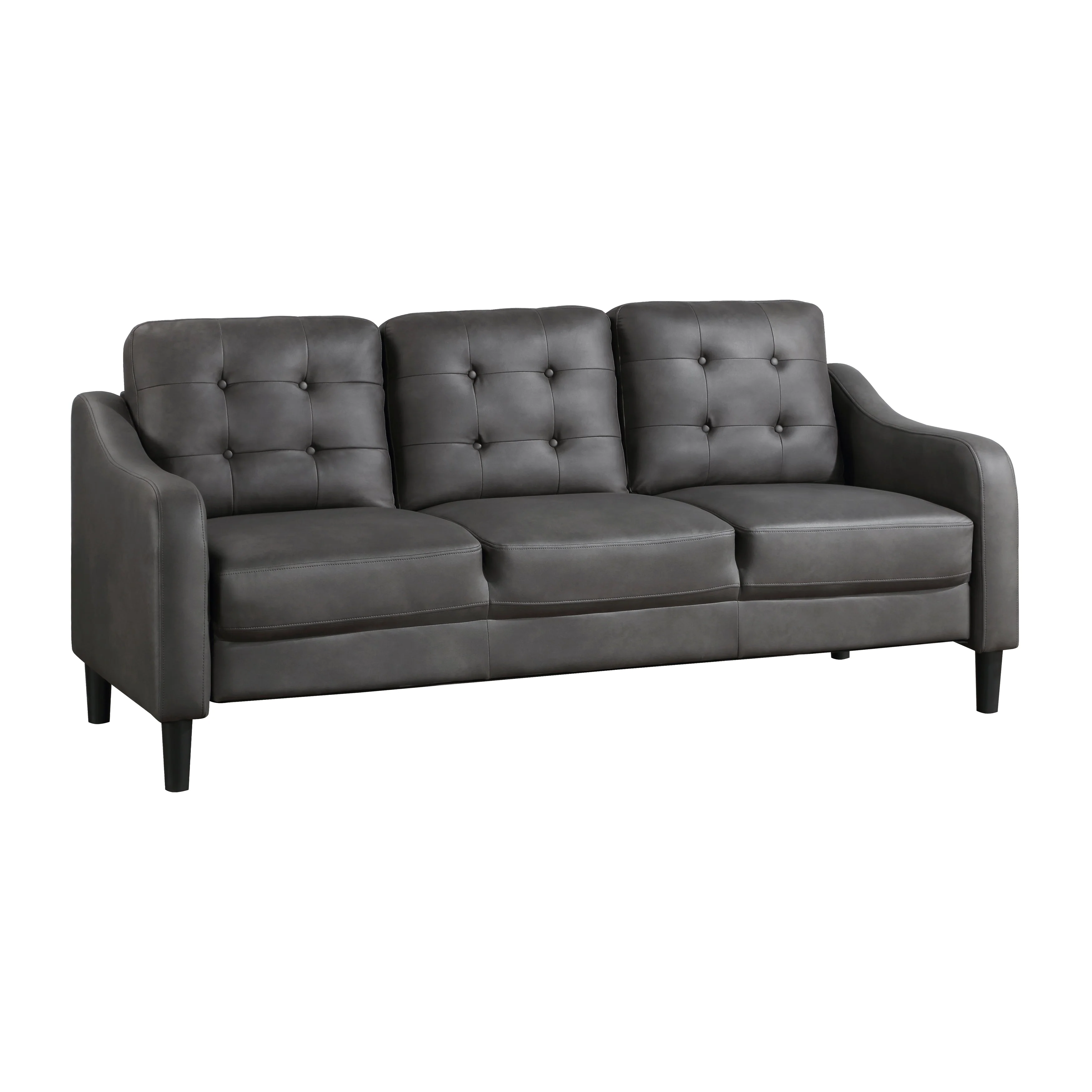 Mallory Gray Sofa - Image 3