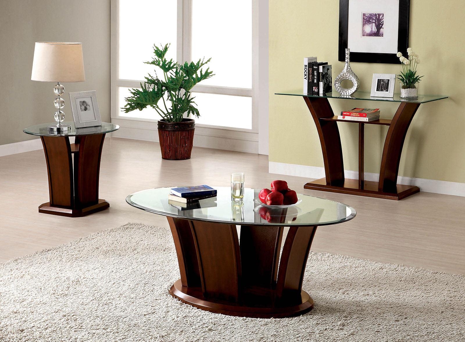 Manhattan Brown Cherry End Table - Image 2