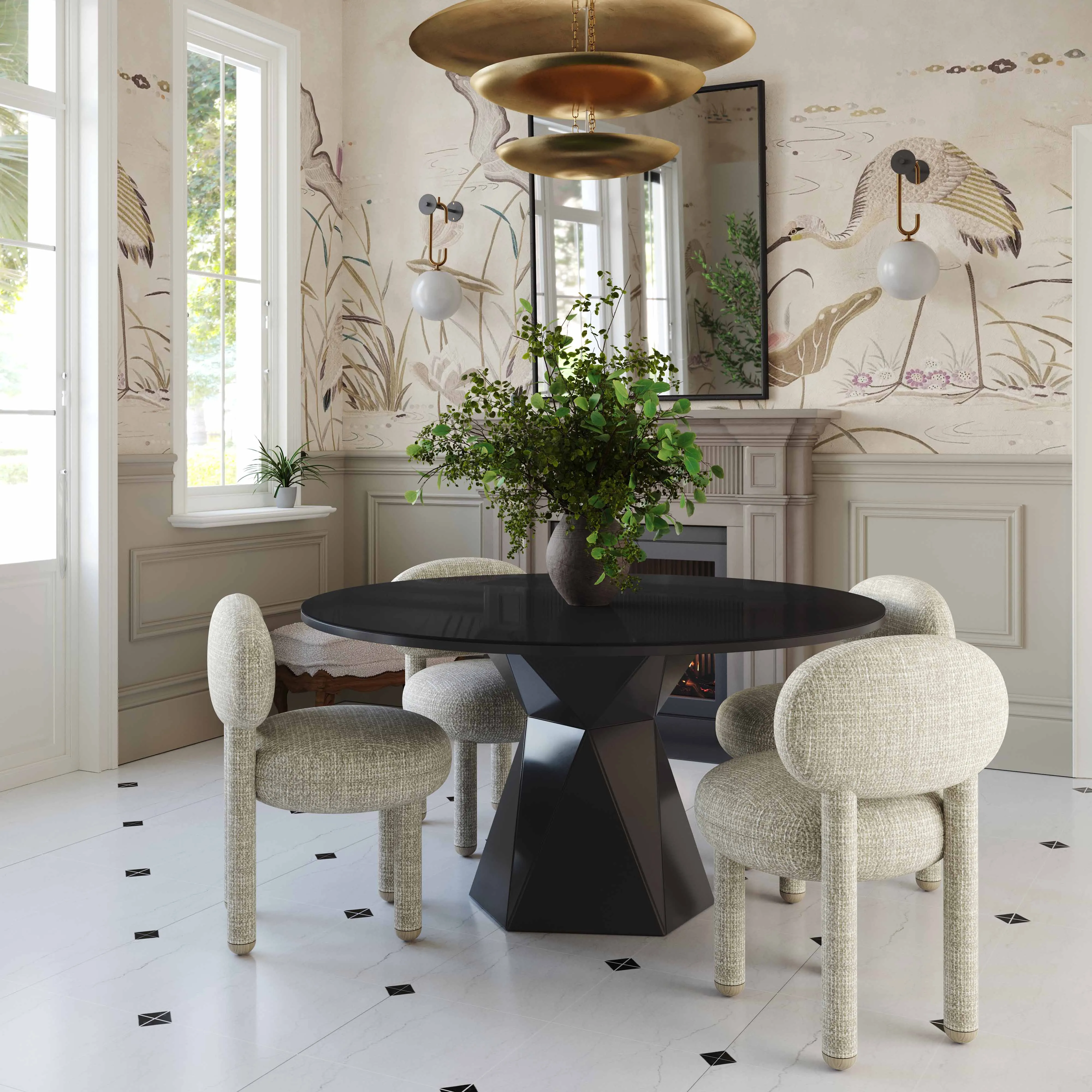 Manu Nubby Performance Fabric Side Chair - Image 10