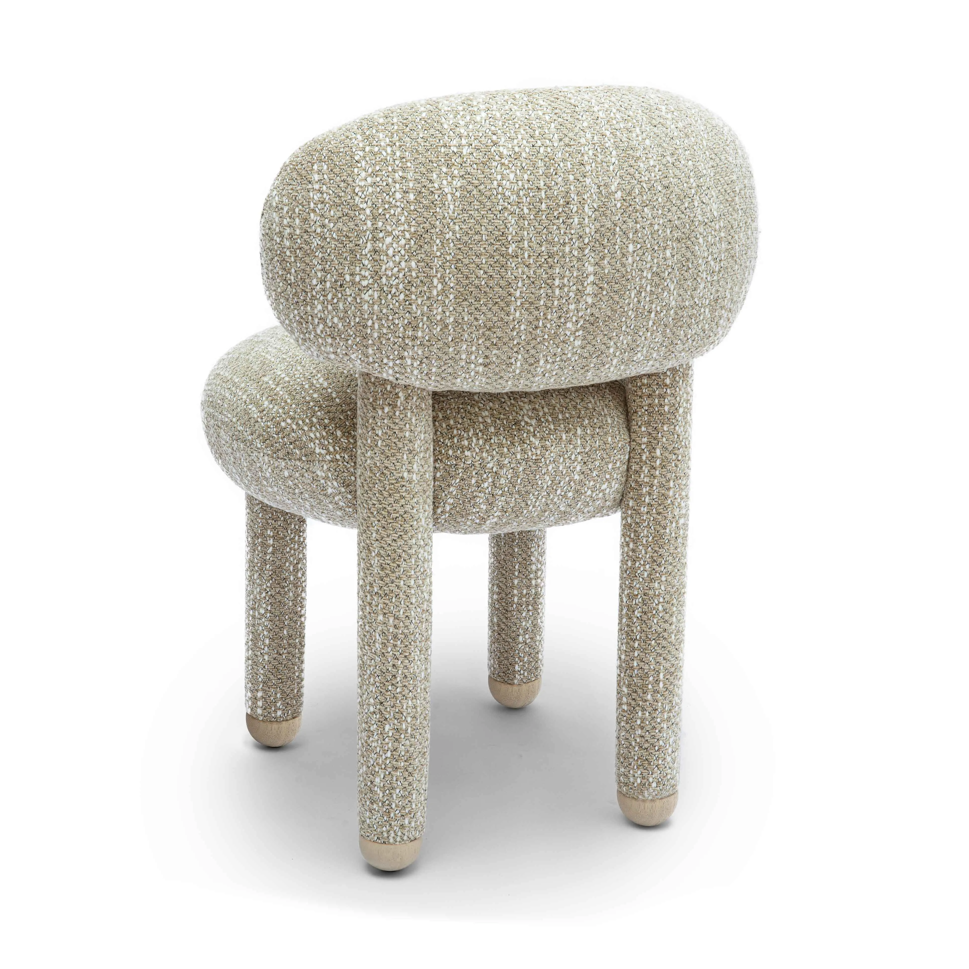 Manu Nubby Performance Fabric Side Chair - Image 12