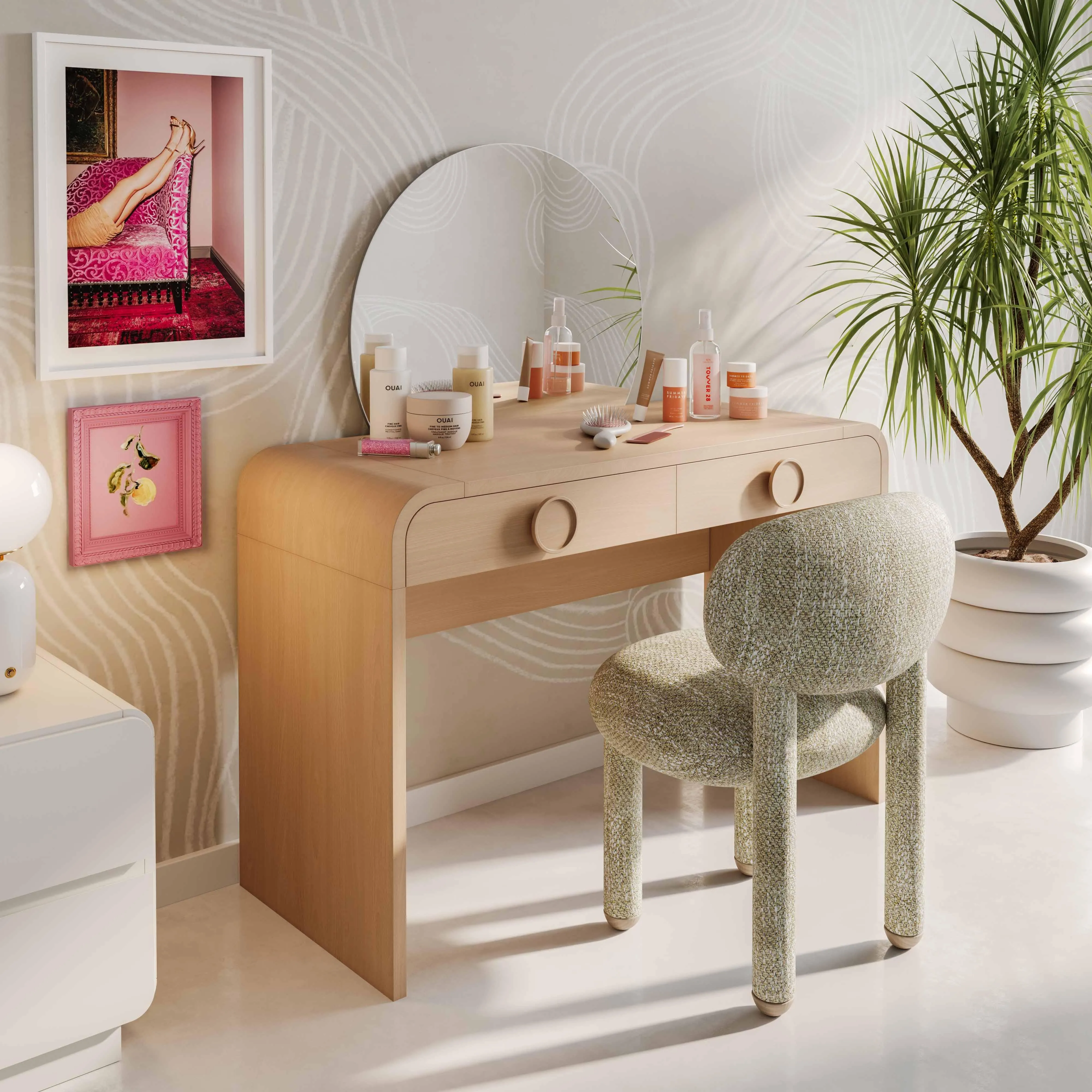 Manu Nubby Performance Fabric Side Chair - Image 16