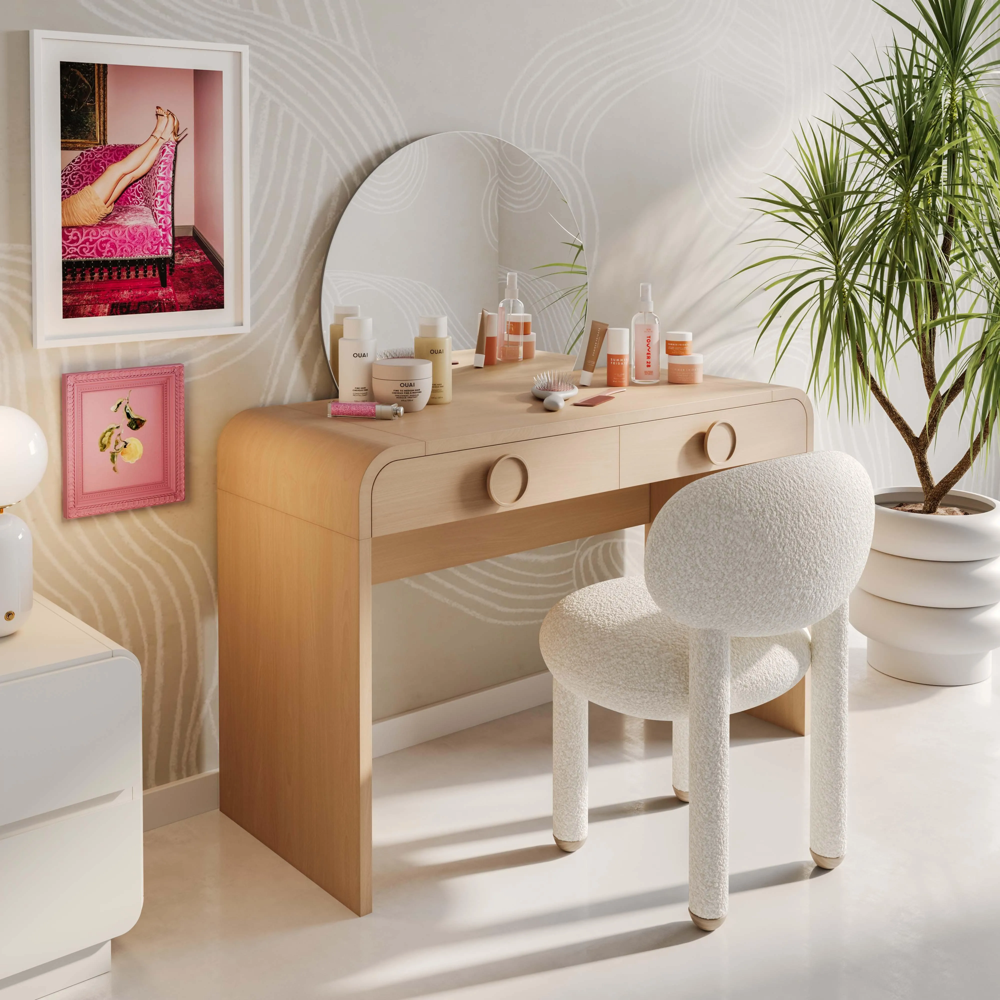 Manu Nubby Performance Fabric Side Chair - Image 24