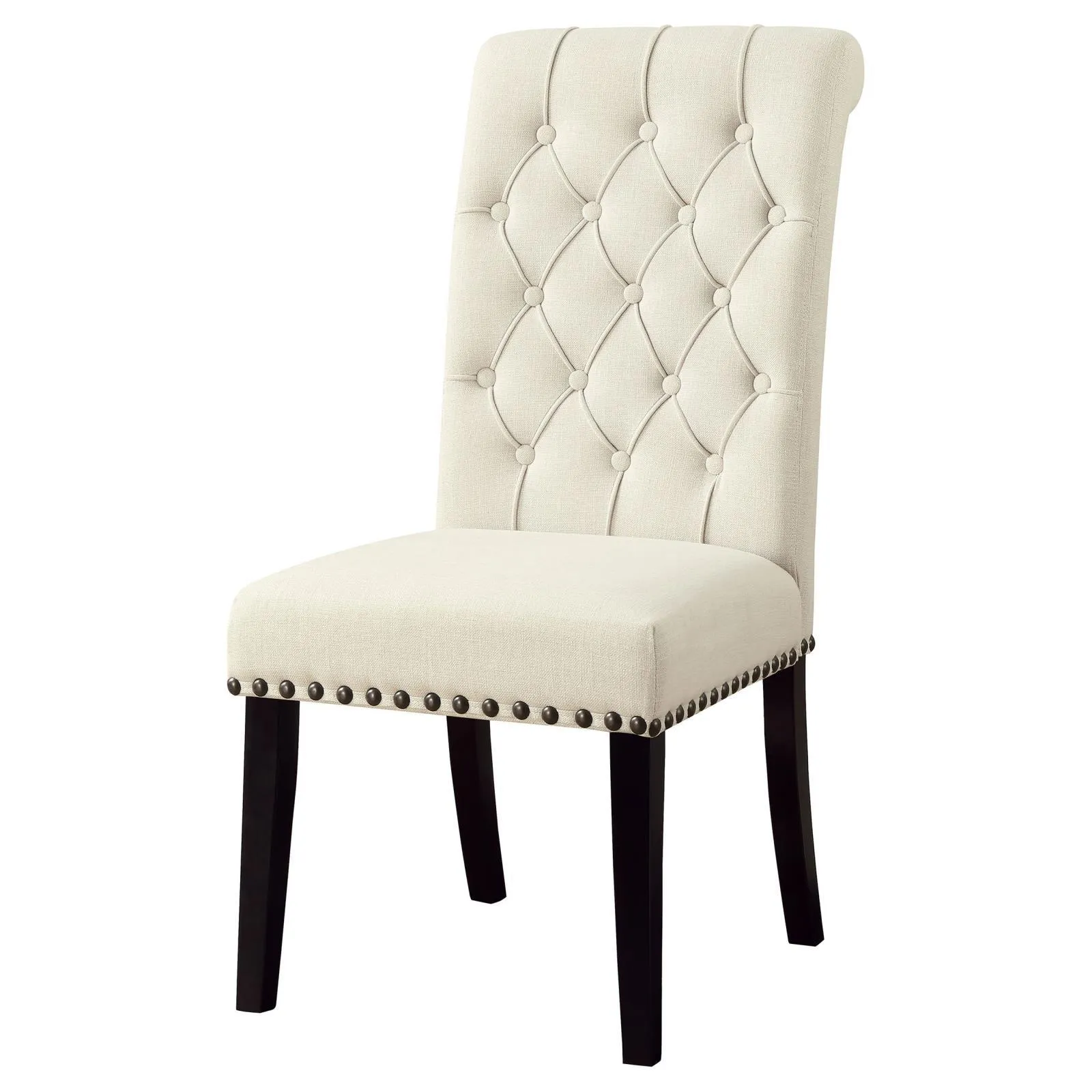 Mapleton Beige Tufted Back Upholstered Side Chairs, Set of 2 - Image 2