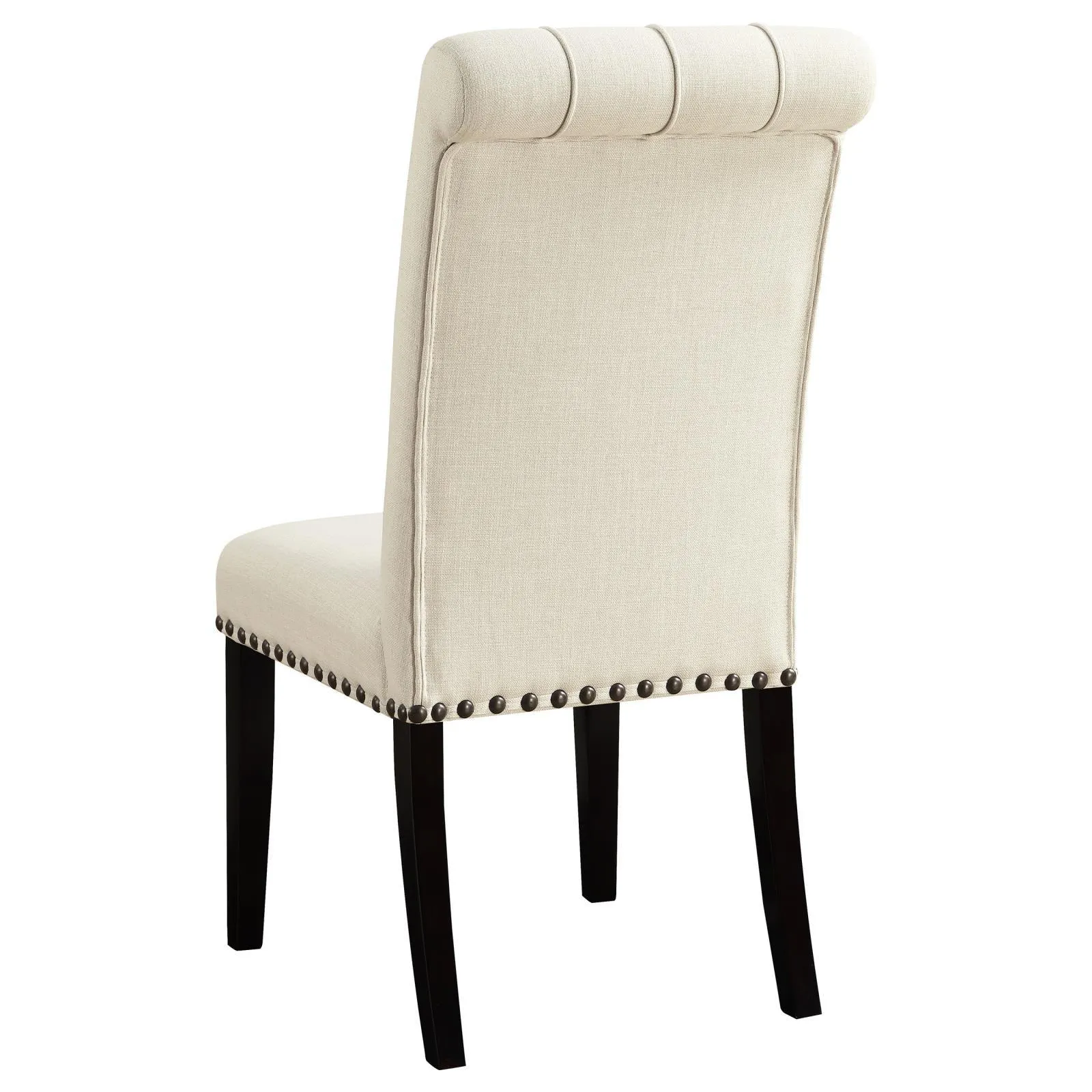 Mapleton Beige Tufted Back Upholstered Side Chairs, Set of 2 - Image 4