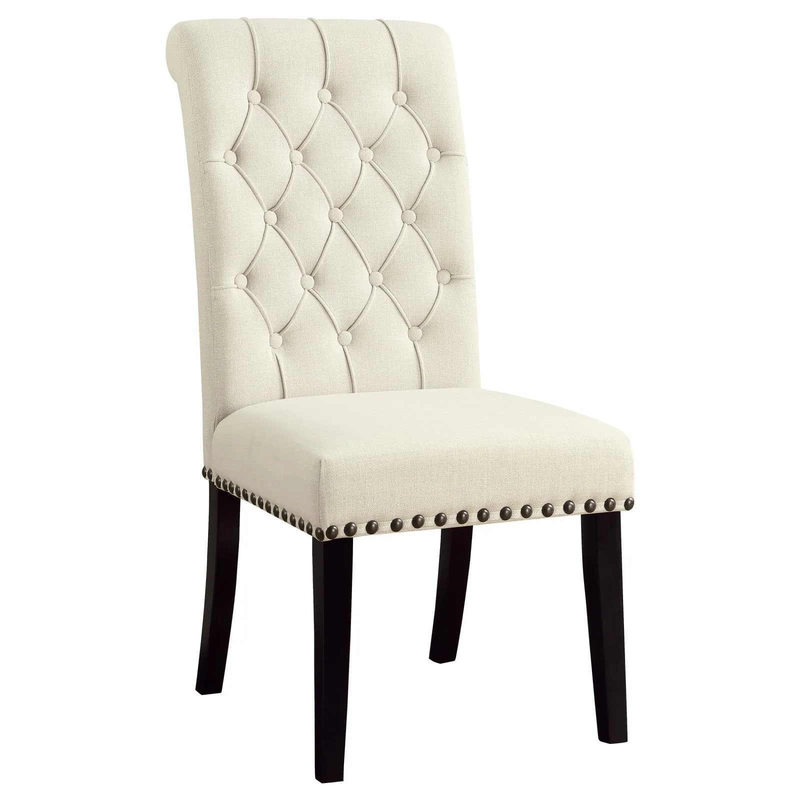 Mapleton Beige Tufted Back Upholstered Side Chairs, Set of 2 - Image 7