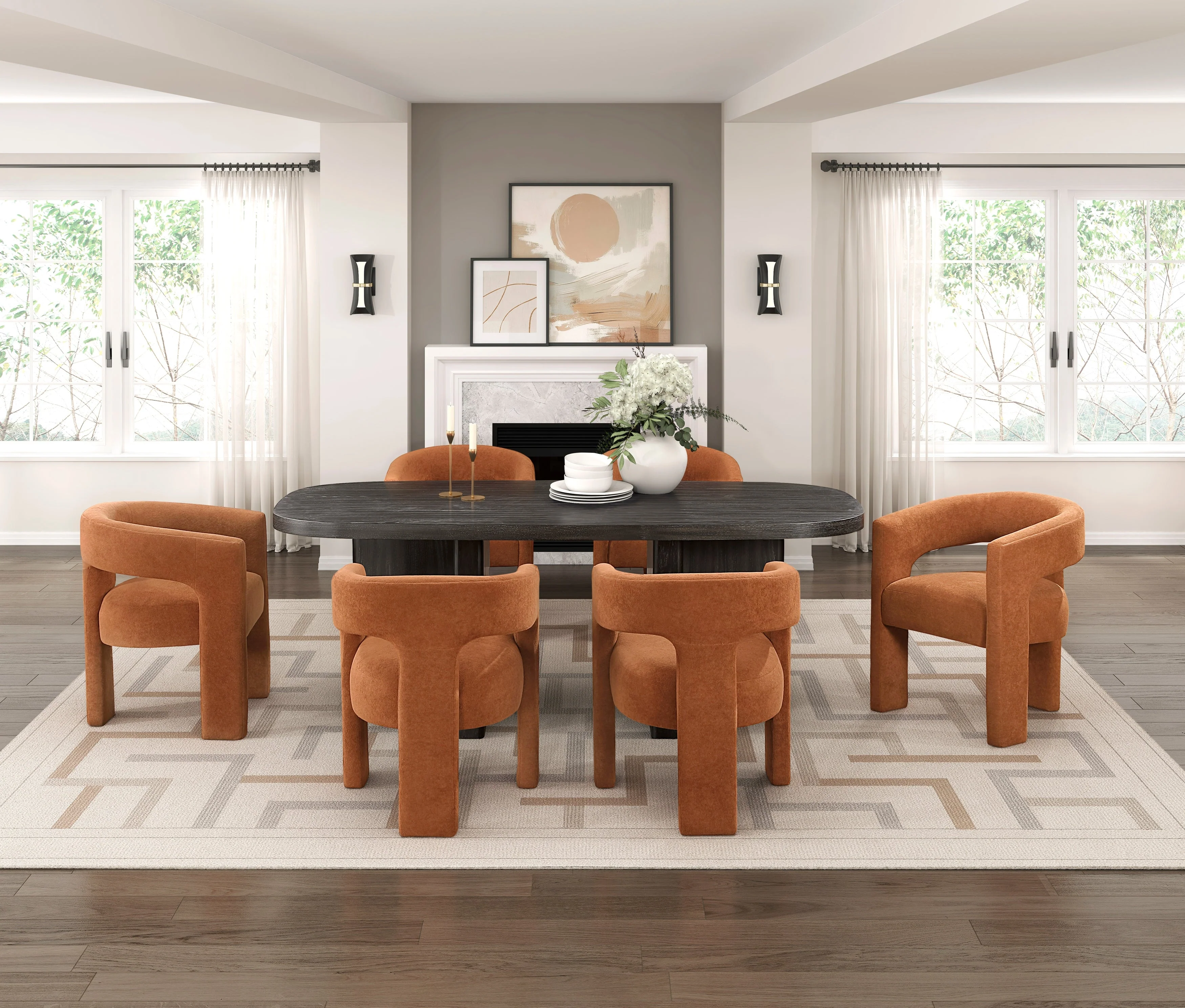Marais Ebony Dining Table - Image 6