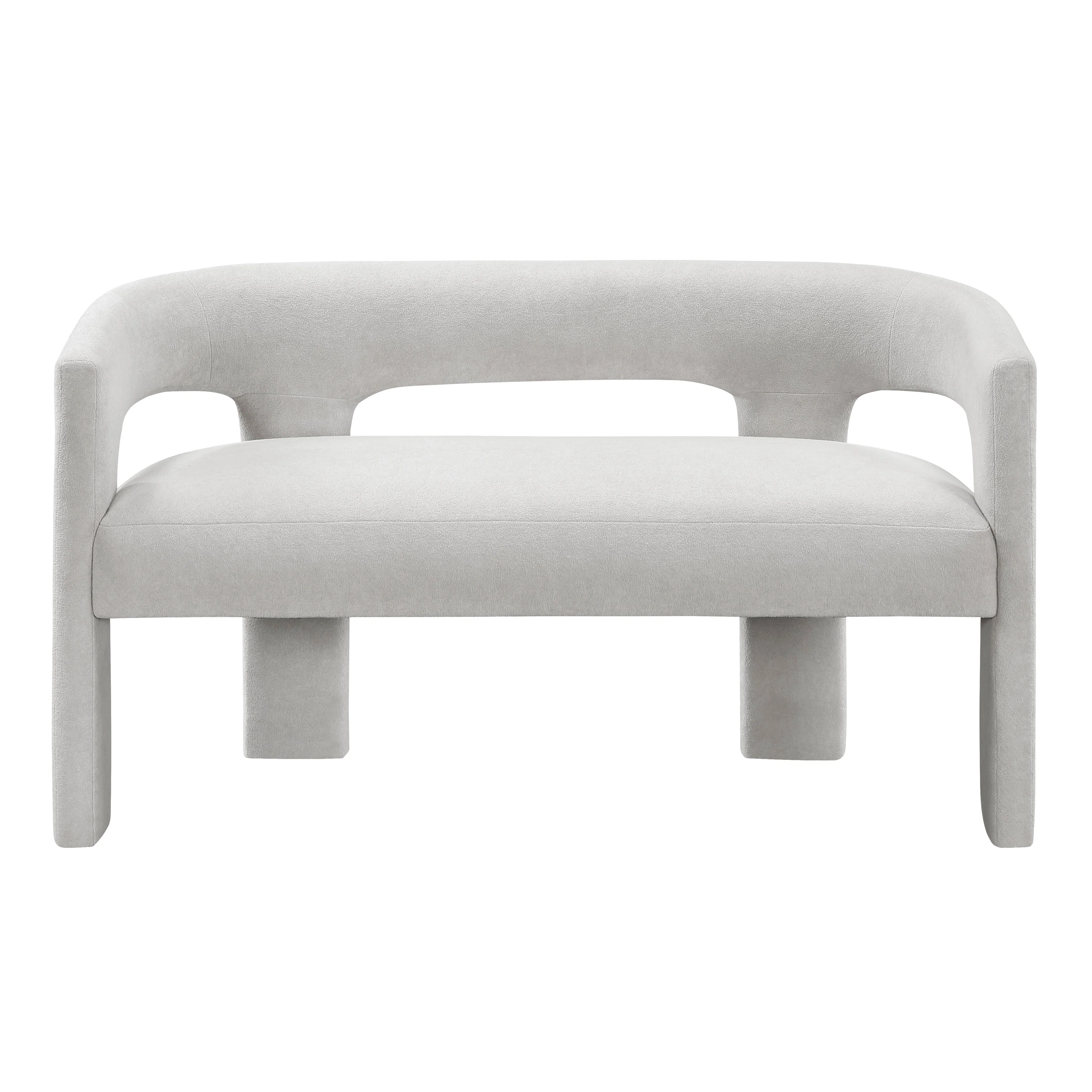 Marais Light Gray Bench