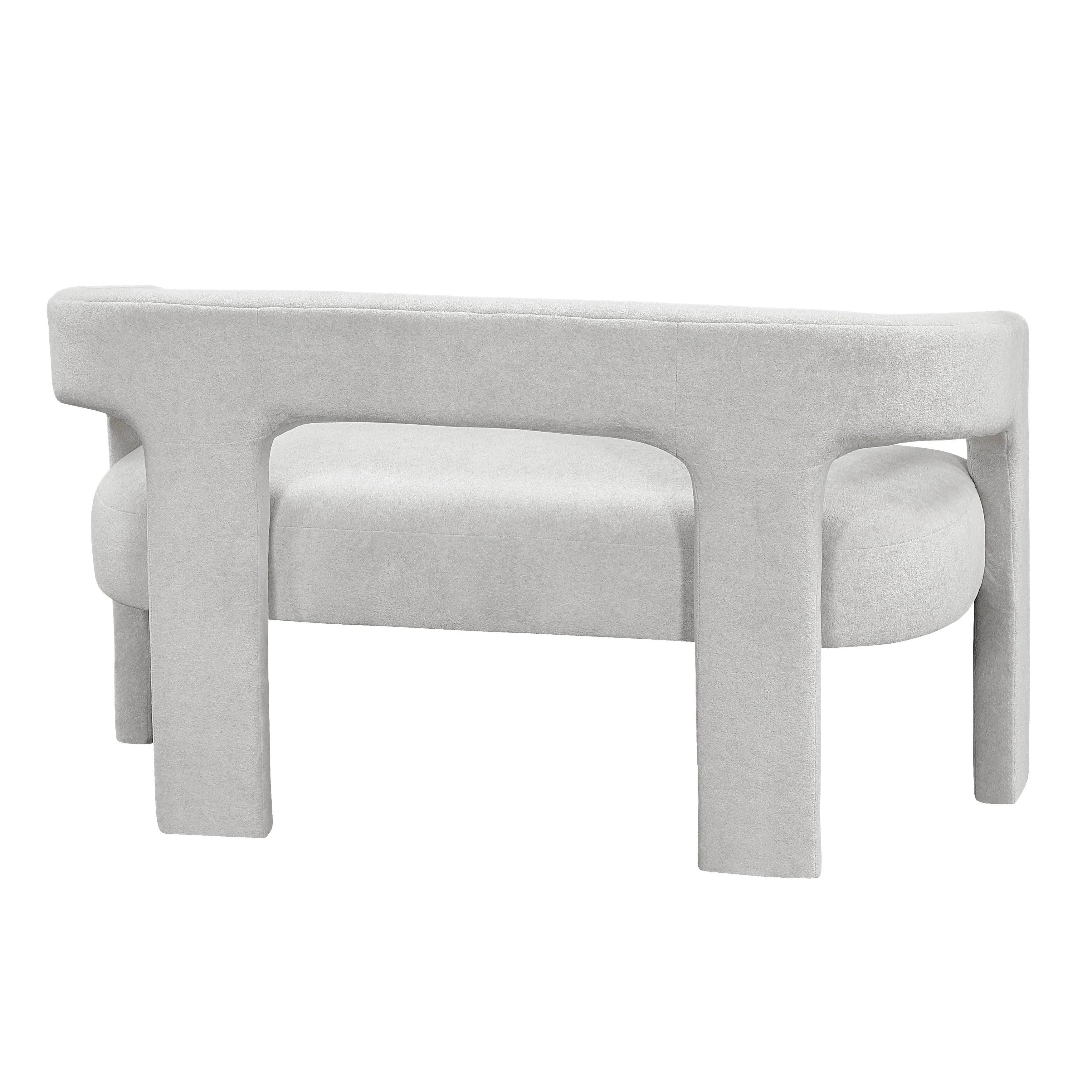 Marais Light Gray Bench - Image 4