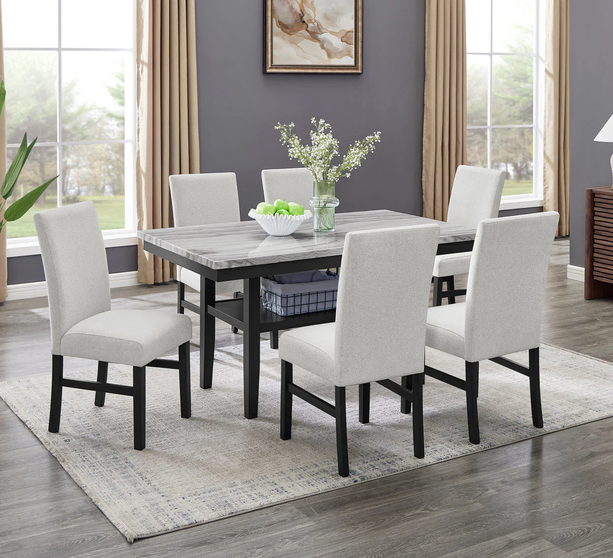 Marbelle Grey Dining Room Set [Special Price] - Image 2