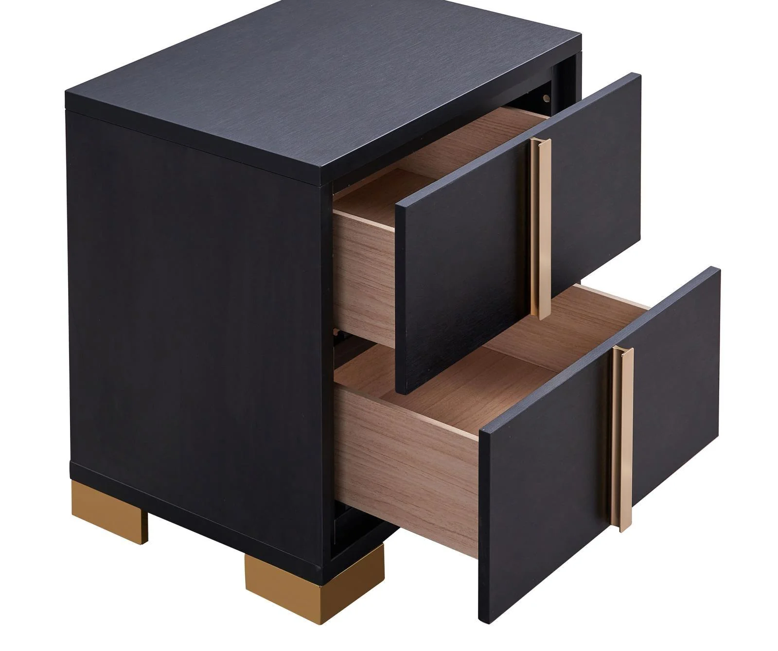 Marceline Black 2-drawer Nightstand - Image 10