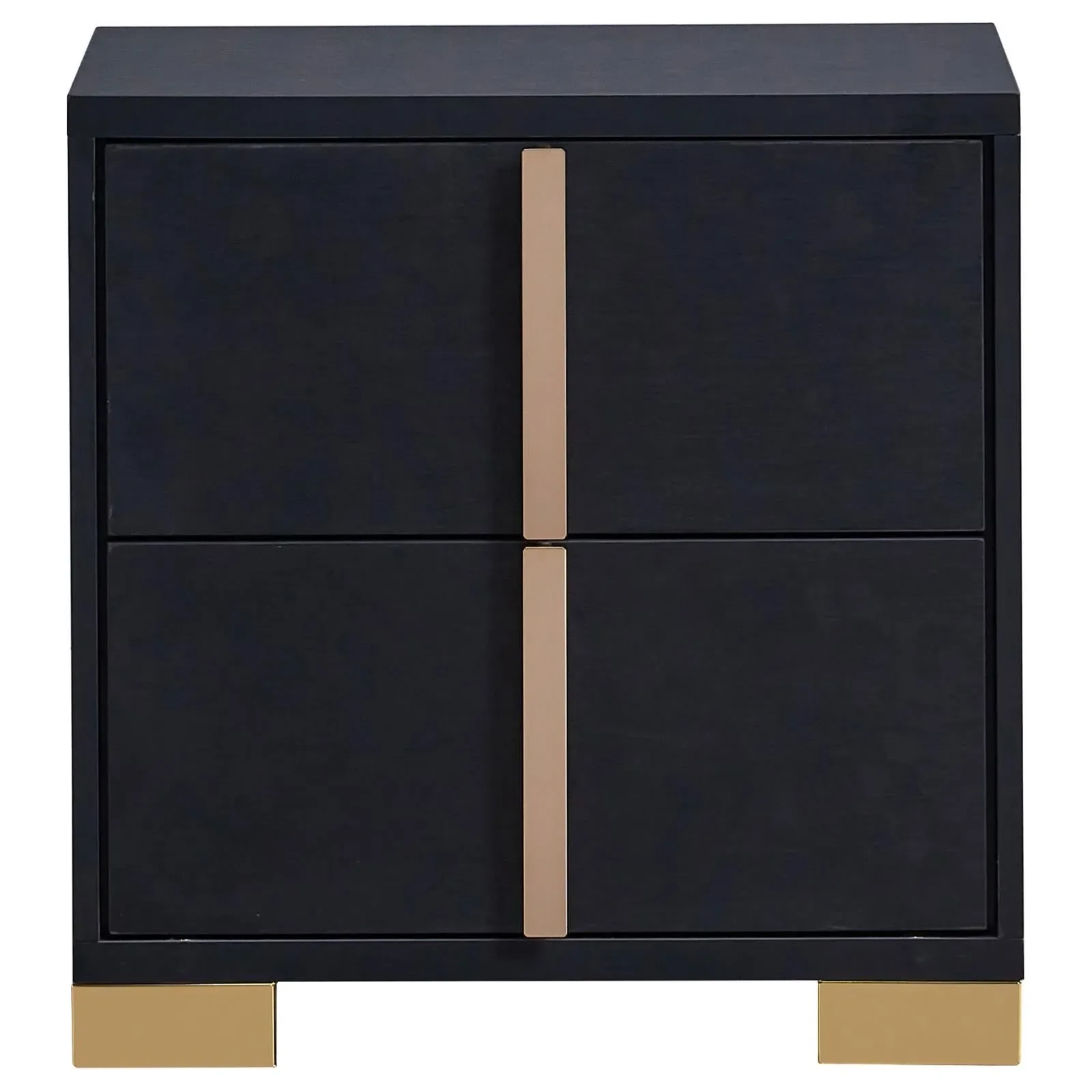 Marceline Black 4-Piece Queen Bedroom Set with LED Headboard - Image 6