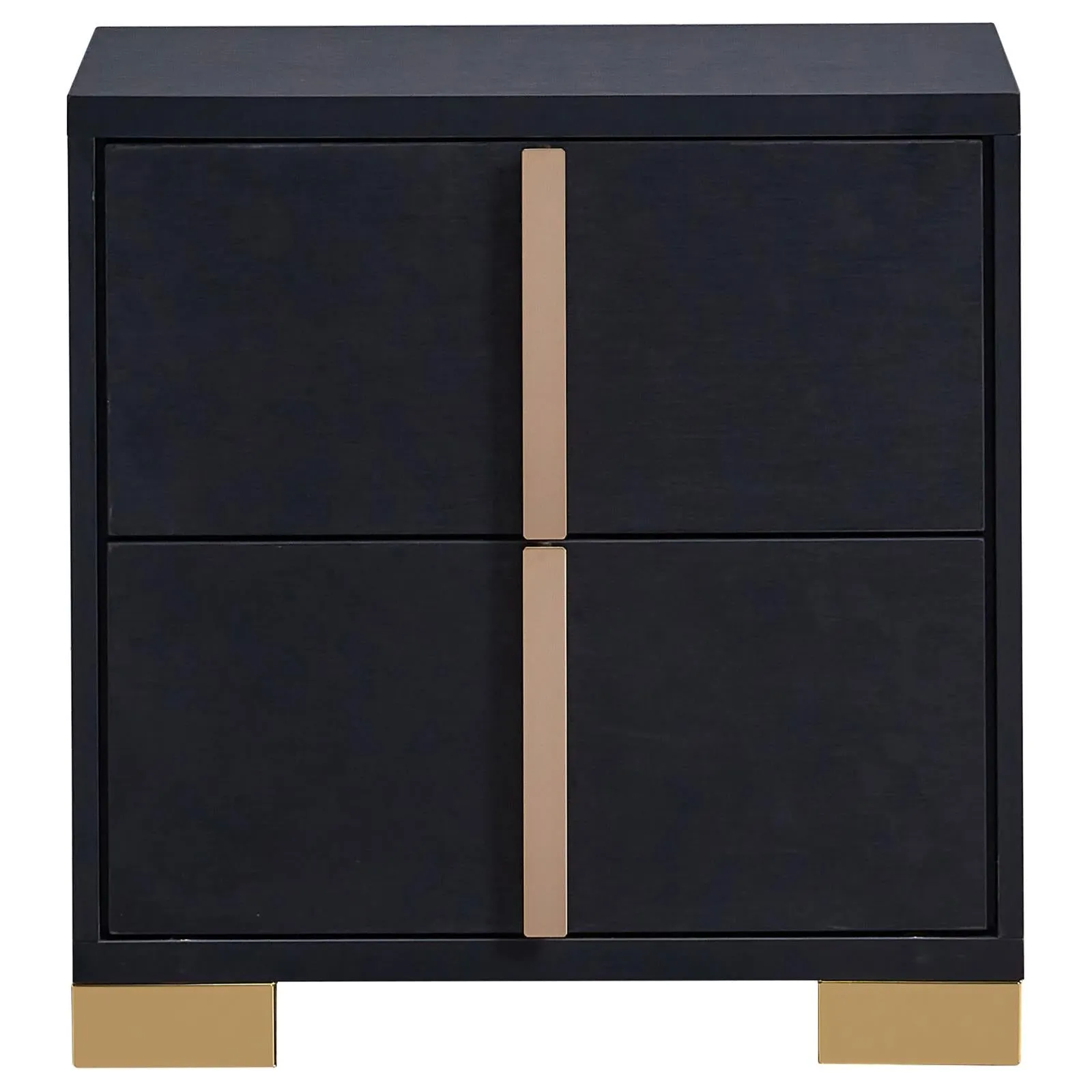 Marceline Black 5-Piece Queen Bedroom Set with LED Headboard - Image 5