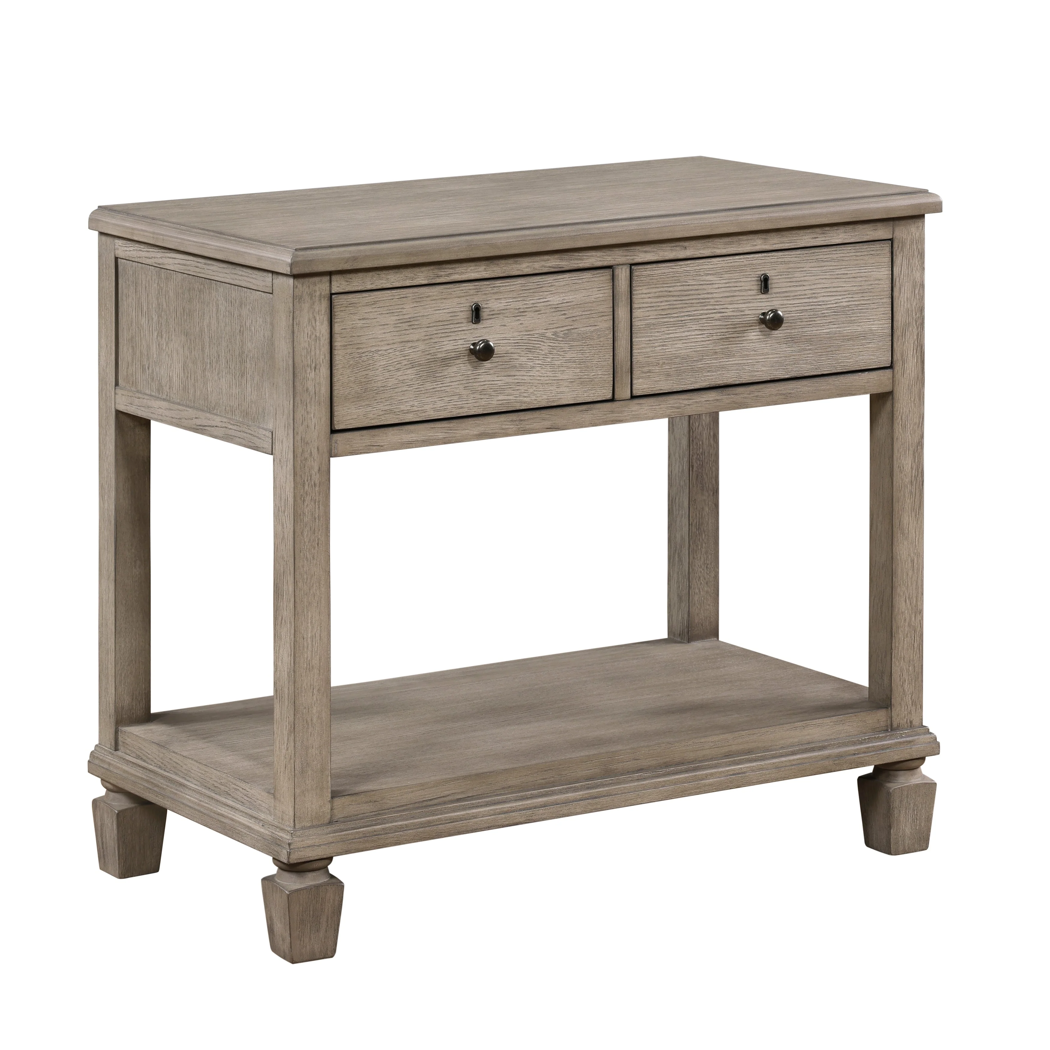 Marceline Gray Oak Canopy Platform Bedroom Set - Image 15