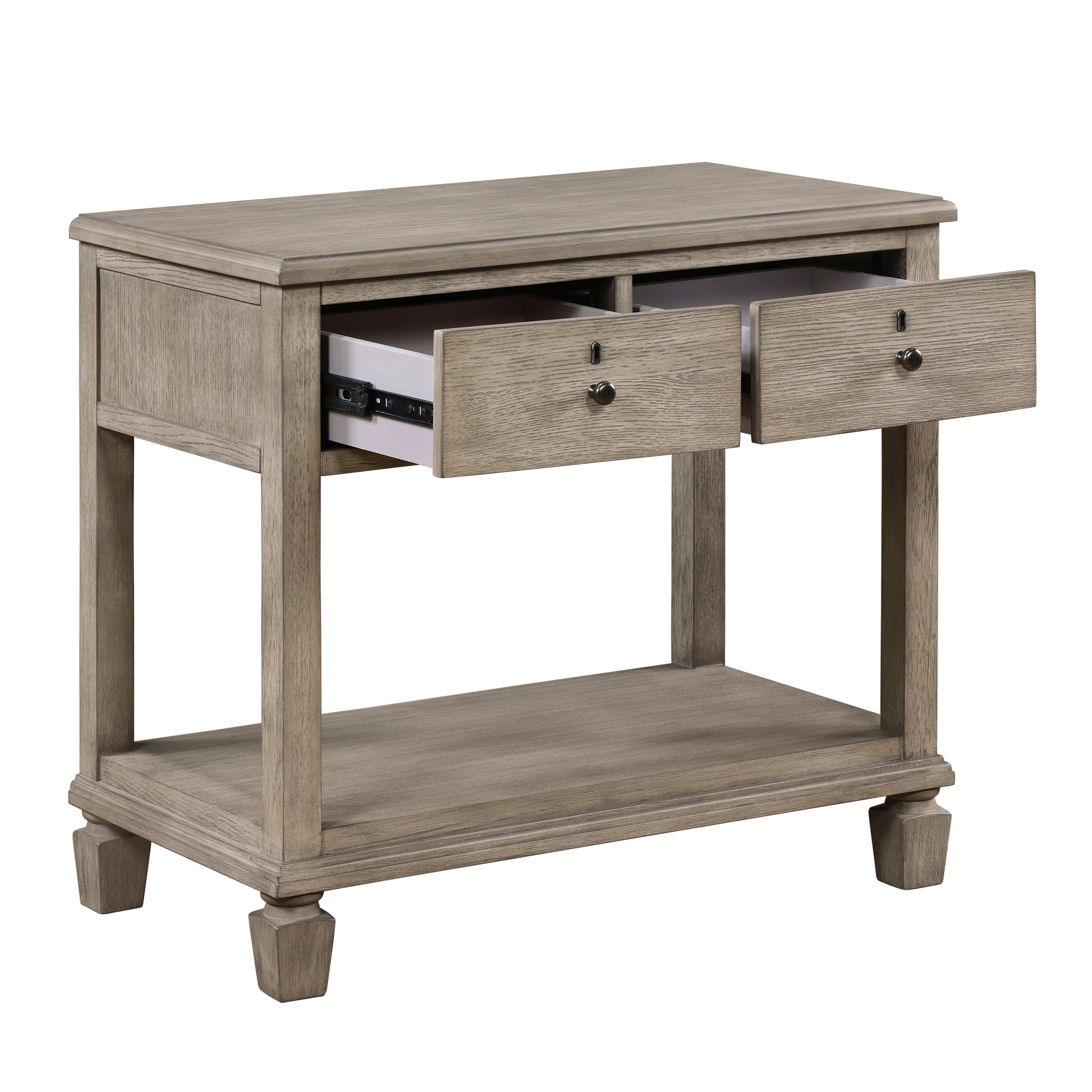 Marceline Gray Oak Canopy Platform Bedroom Set - Image 16