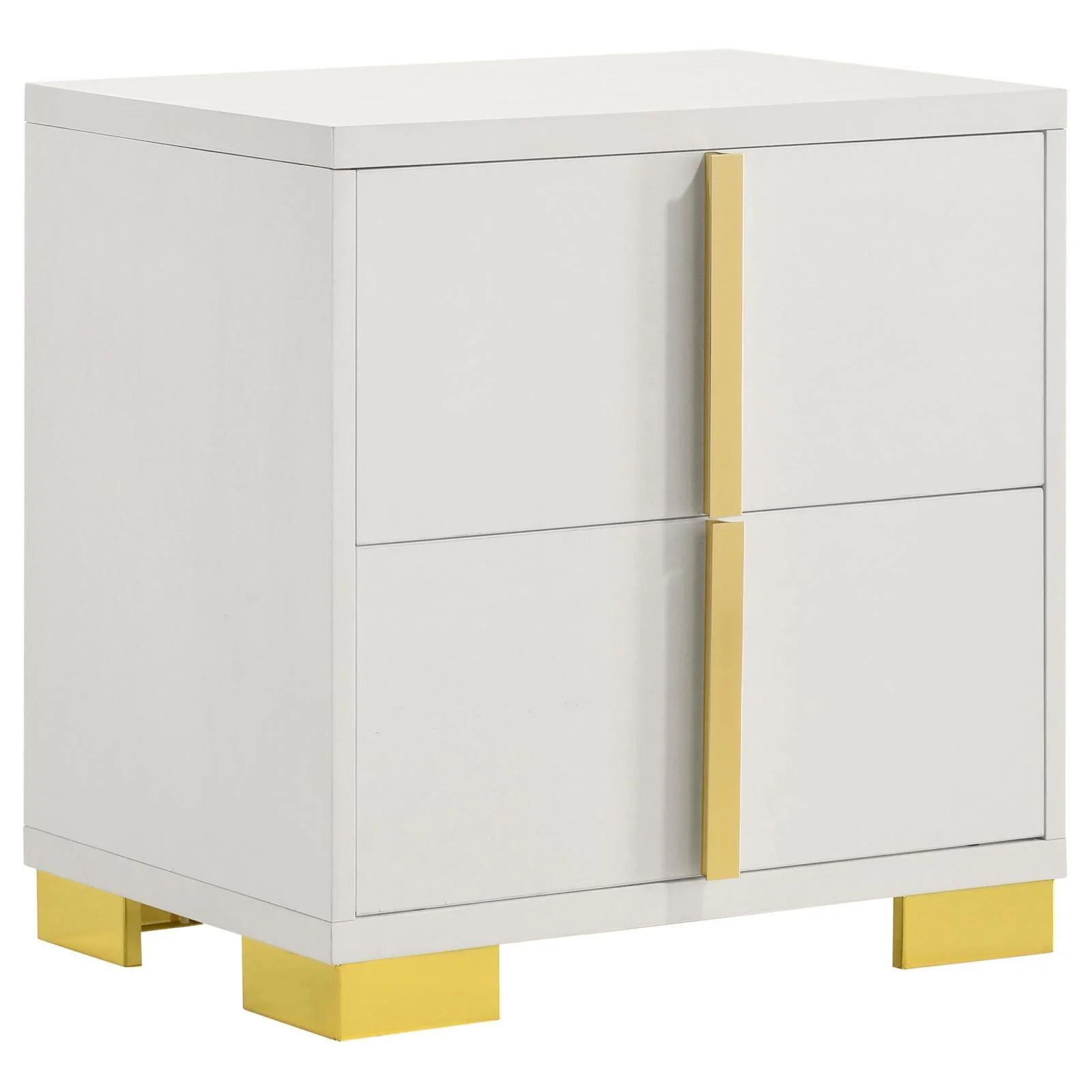 Marceline White 2-drawer Nightstand - Image 2