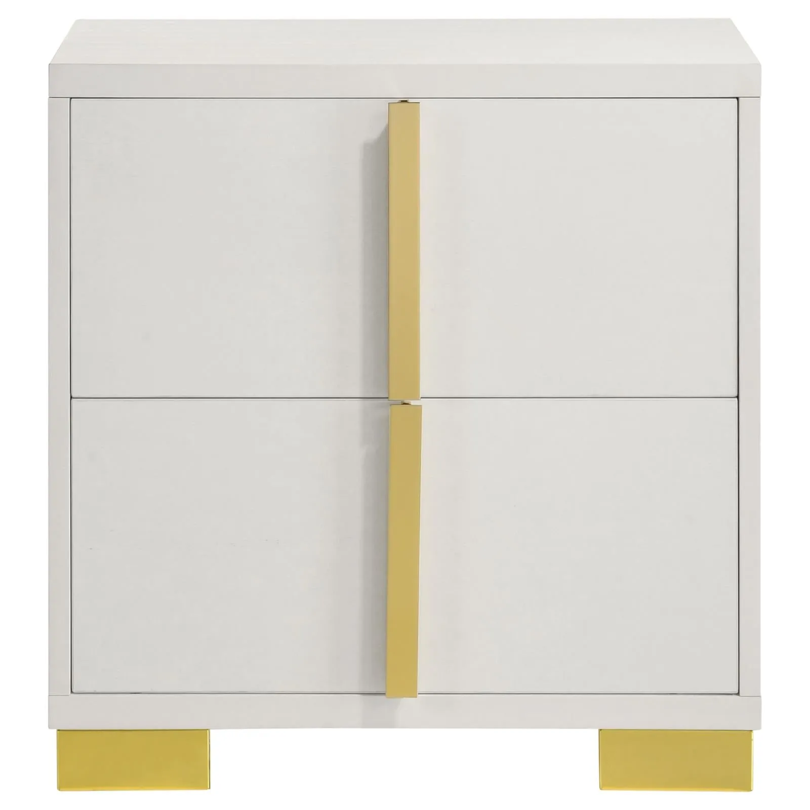 Marceline White 4-Piece Queen Bedroom Set with LED Headboard - Image 6