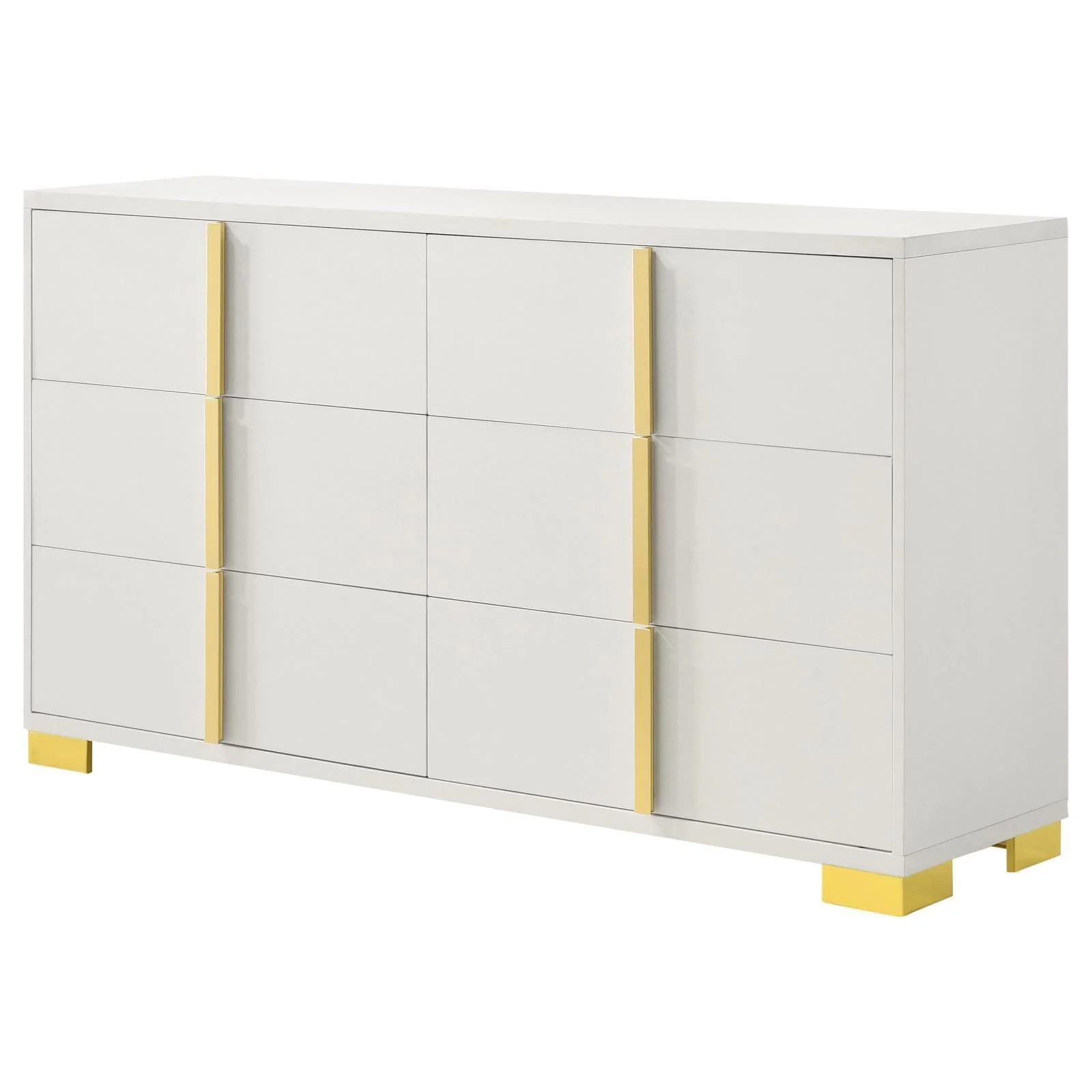 Marceline White 6-drawer Dresser - Image 4