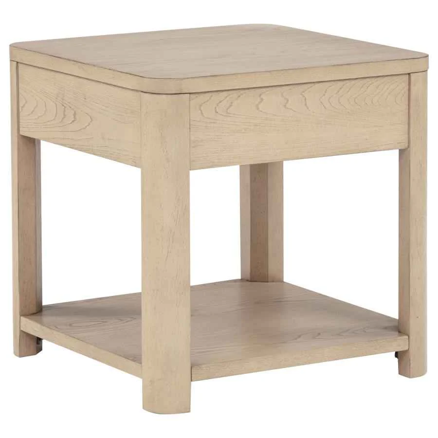Marcelo Light Elm 2-piece Coffee Table Set with Storage - Image 9
