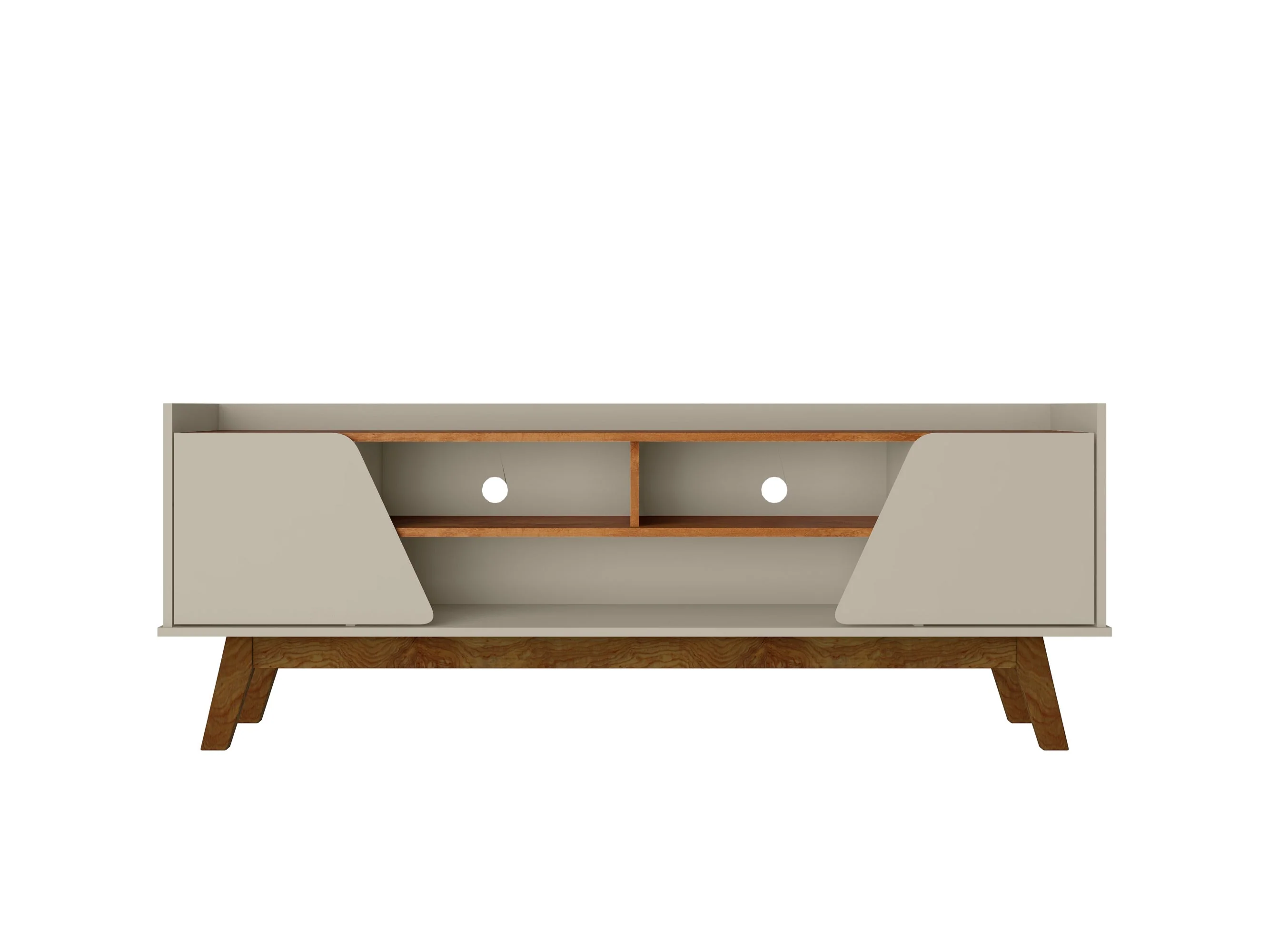Marcus 62.99 TV Stand in Greige and Nature