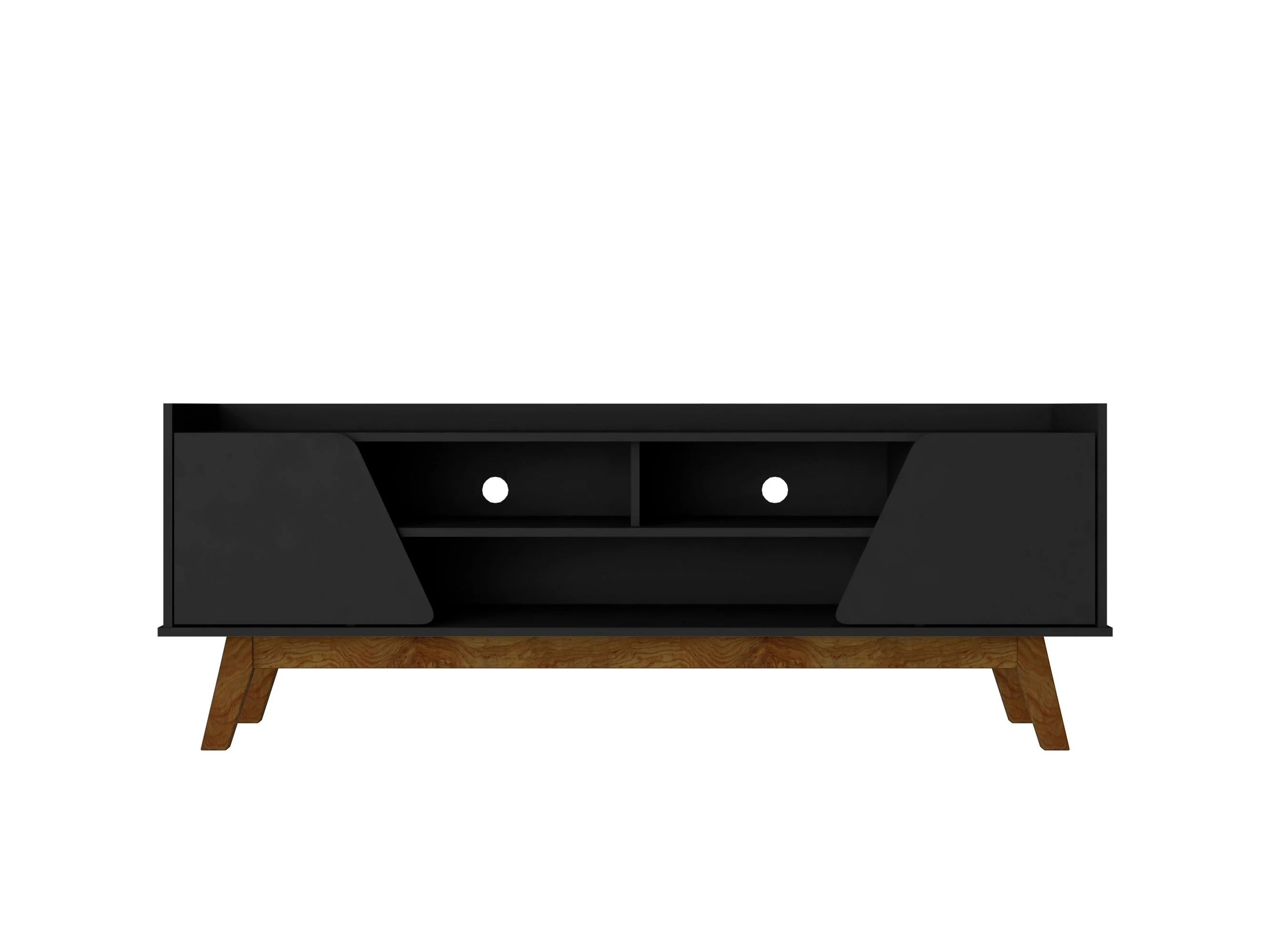 Marcus 62.99 TV Stand in Matte Black
