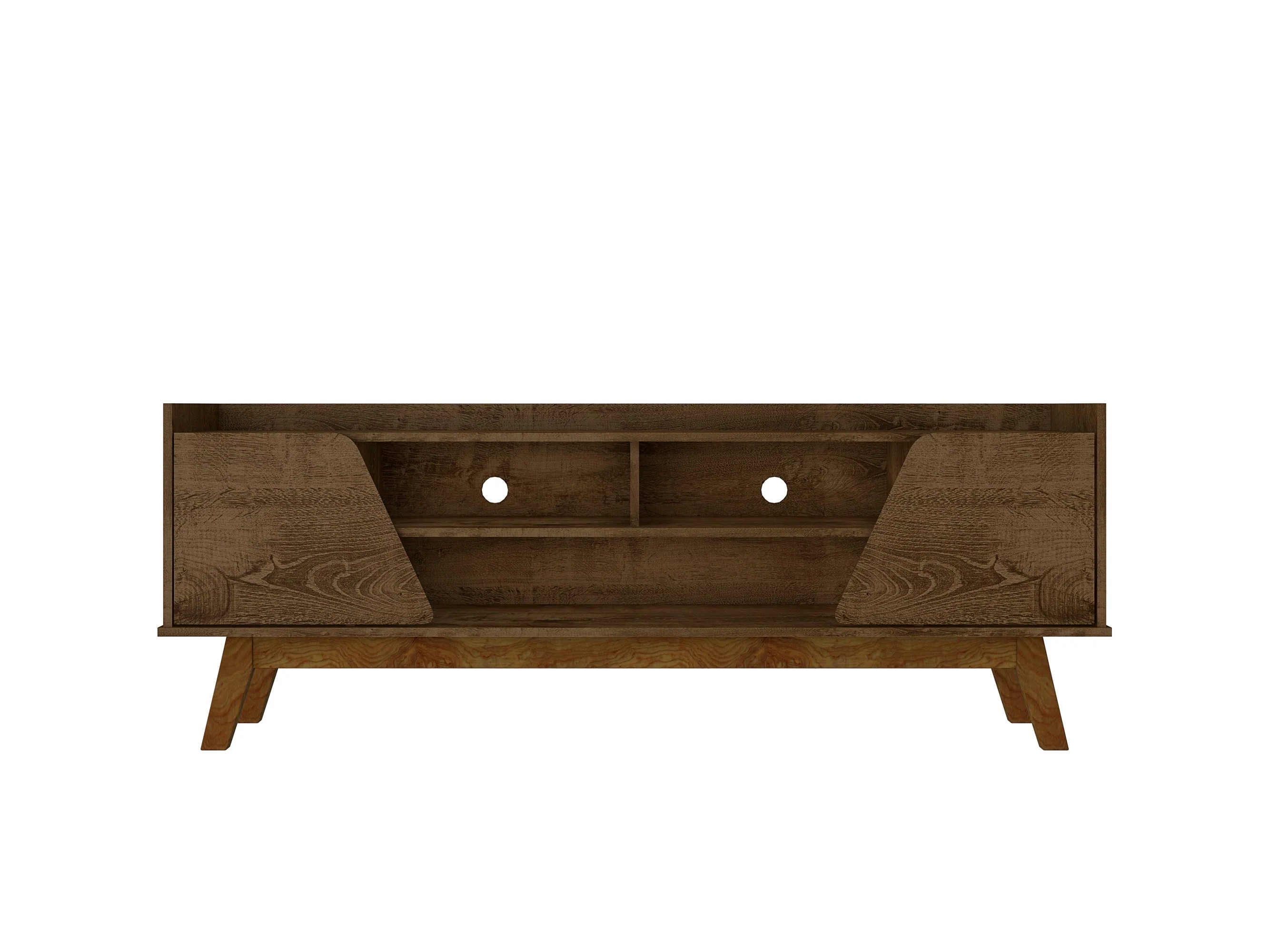 Marcus 62.99 TV Stand in Rustic Brown