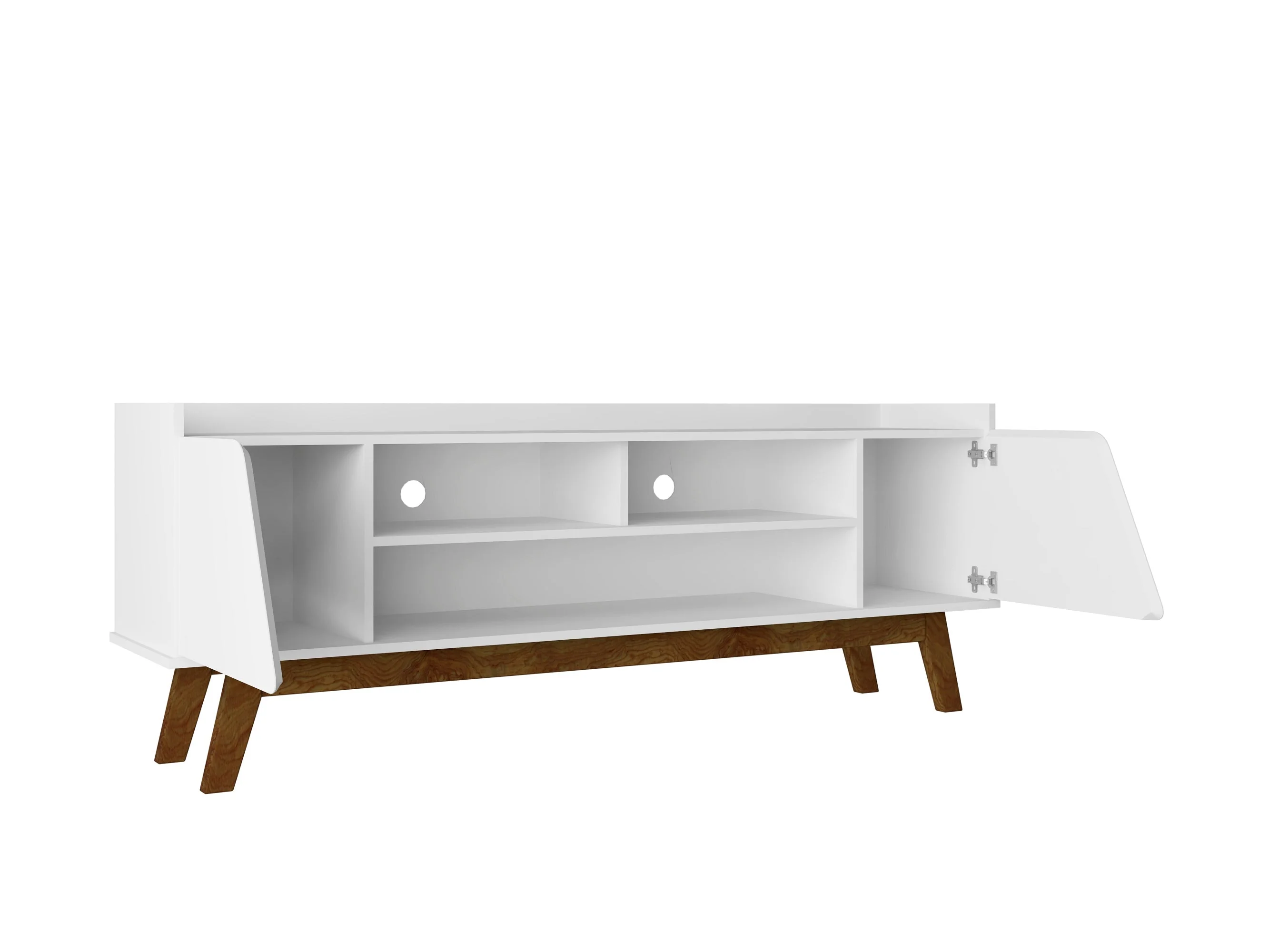 Marcus 62.99 TV Stand in White - Image 5