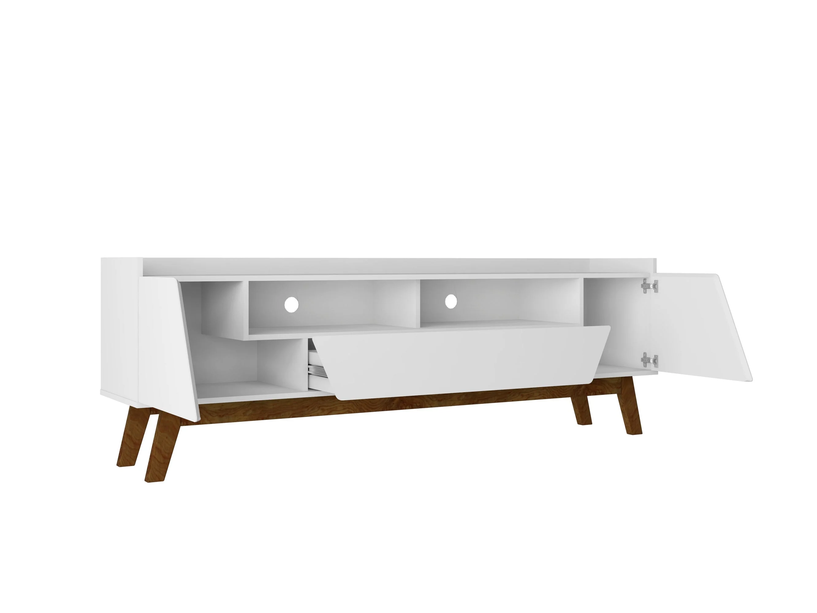 Marcus 70.86 TV Stand in White - Image 5