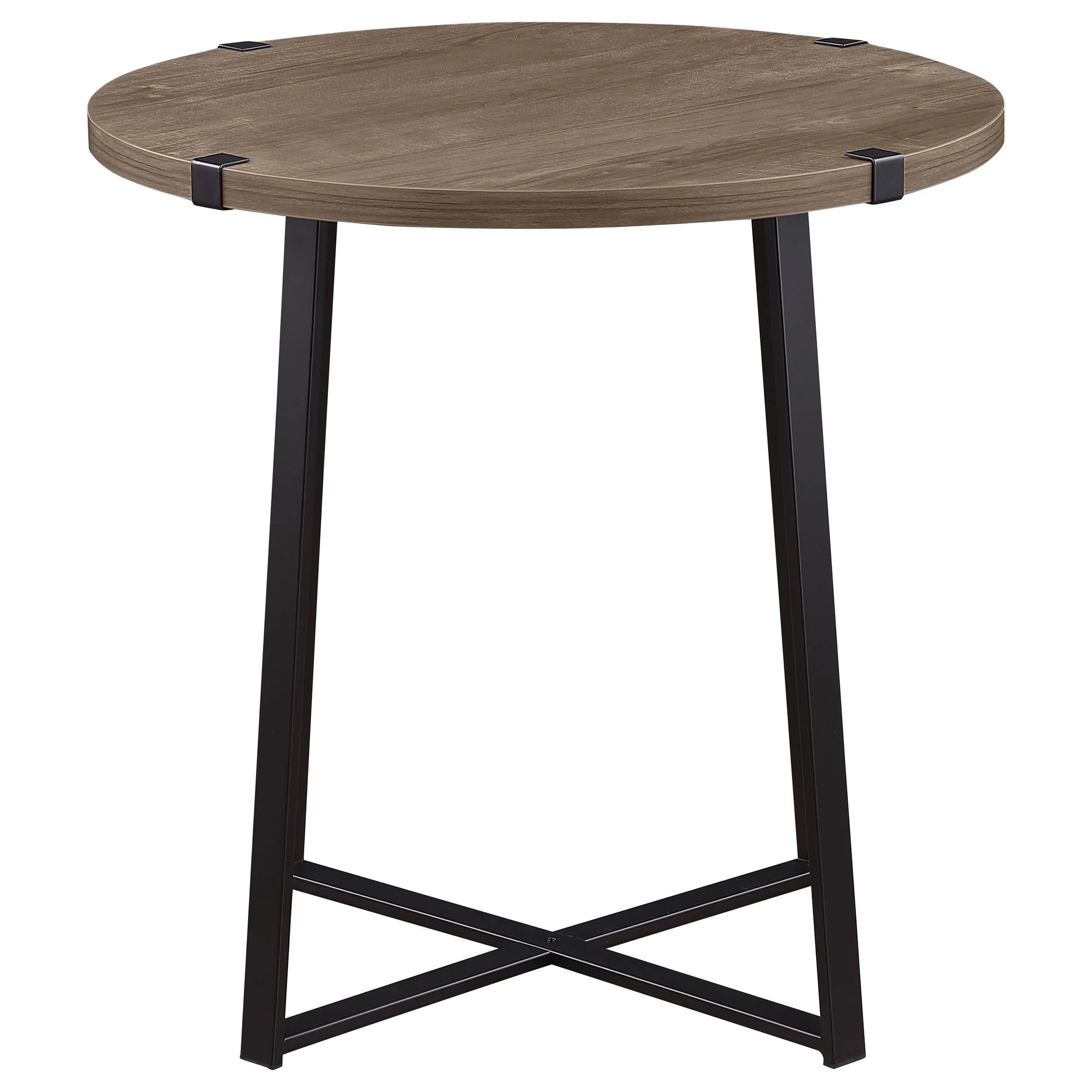 Marcus Light Brown 2-Piece Round Coffee and End Table Set - Image 6