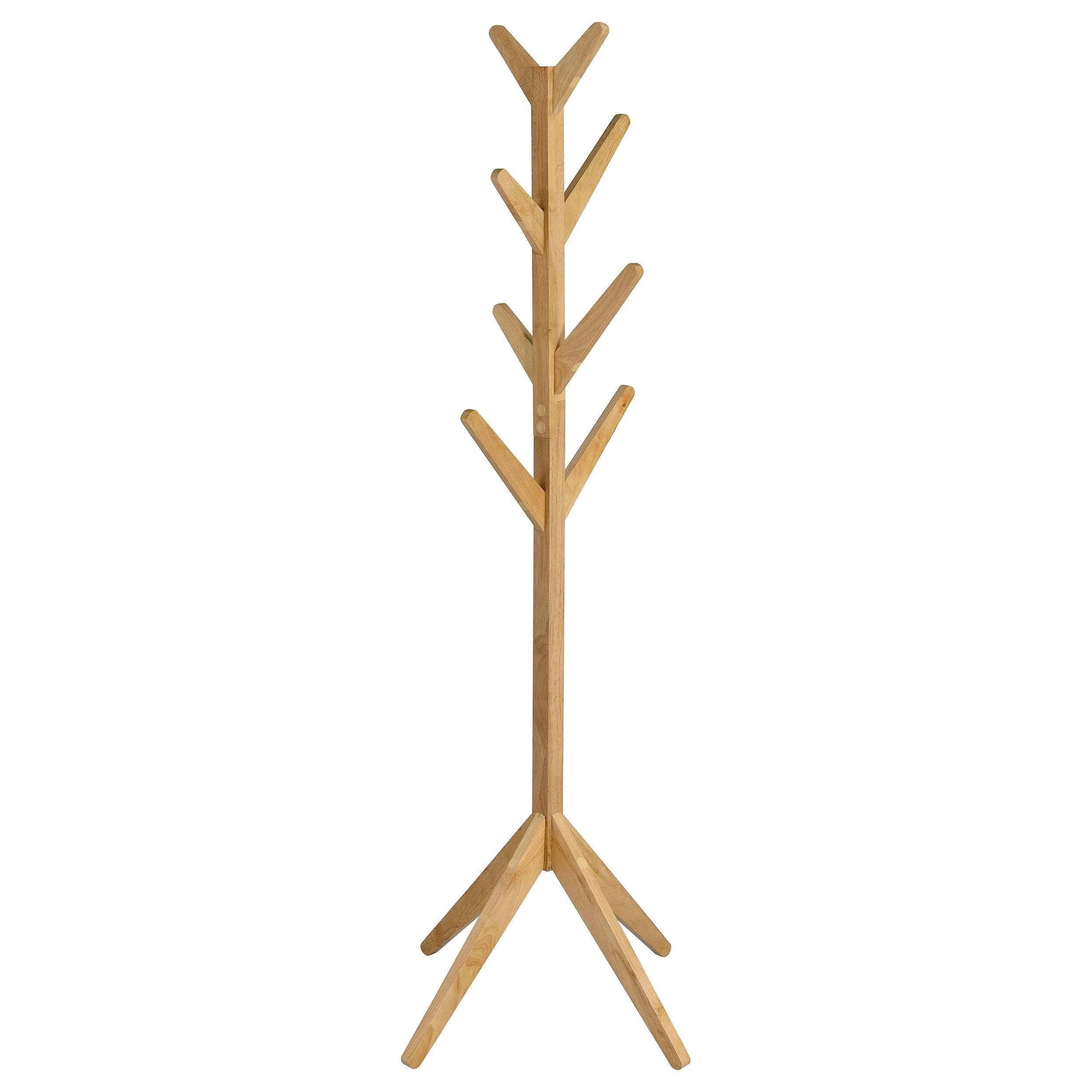 Margaret Natural Oak Solid Wood Coat Rack - Image 2