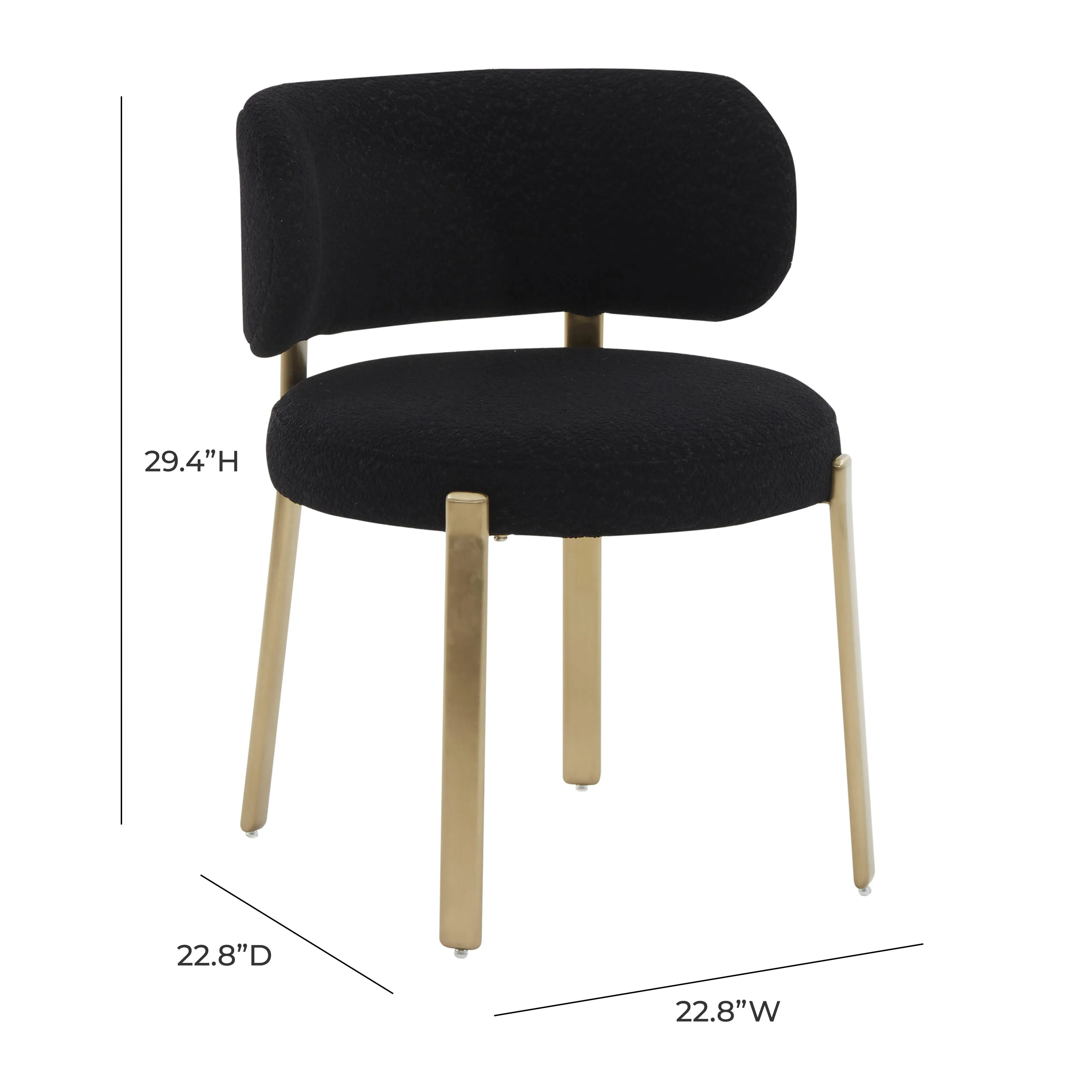 Margaret Performance Boucle Dining Chair - Image 6