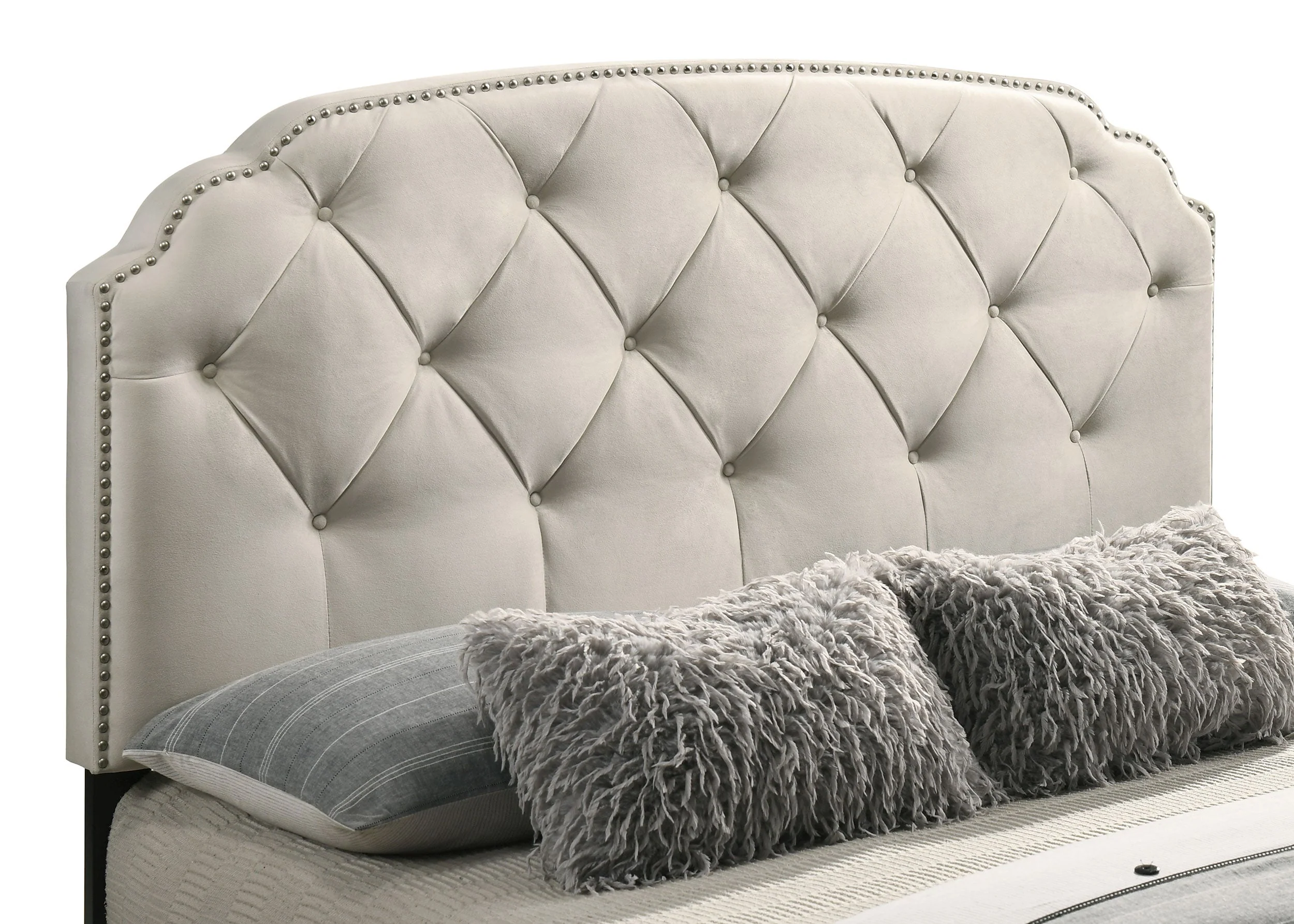 Marianna Cream 4-drawer Upholstered Queen Storage Bed - Image 11