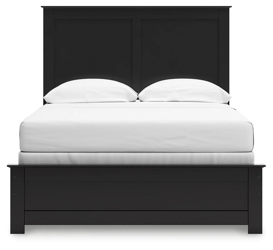 Maribel Black Full Panel Bed - Image 6