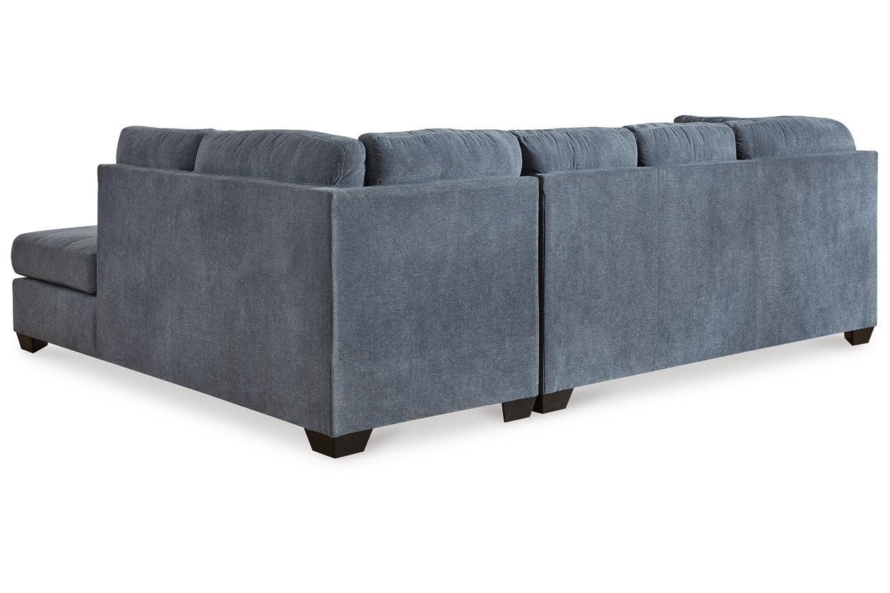 Marleton Denim 2-Piece Sleeper Sectional with RAF Chaise - Image 3