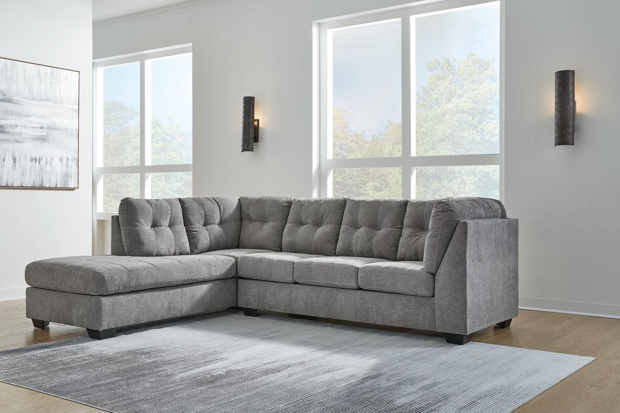 Marleton Gray 2-Piece Sectional with LAF Chaise